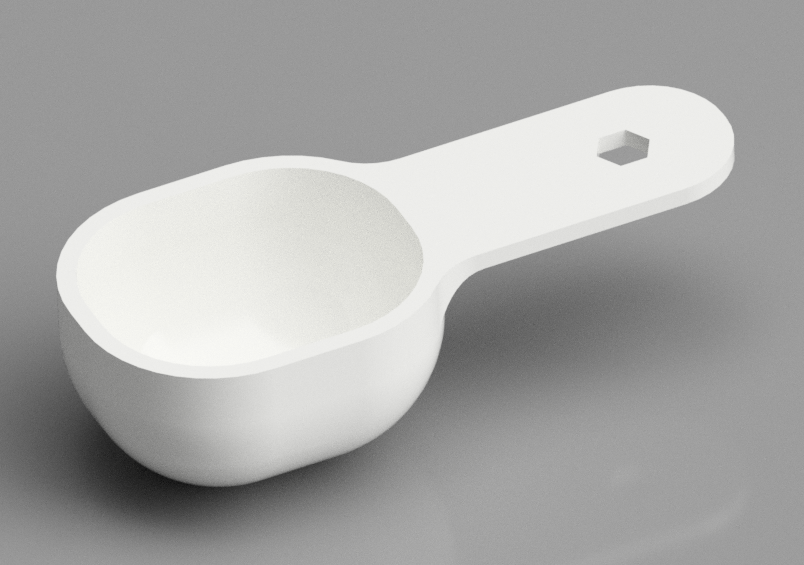 Perfect 5 cup coffee scoop