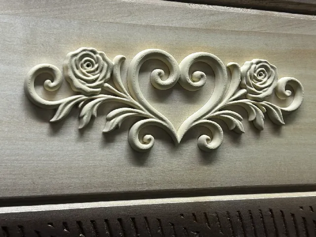 relief set heart symbol model