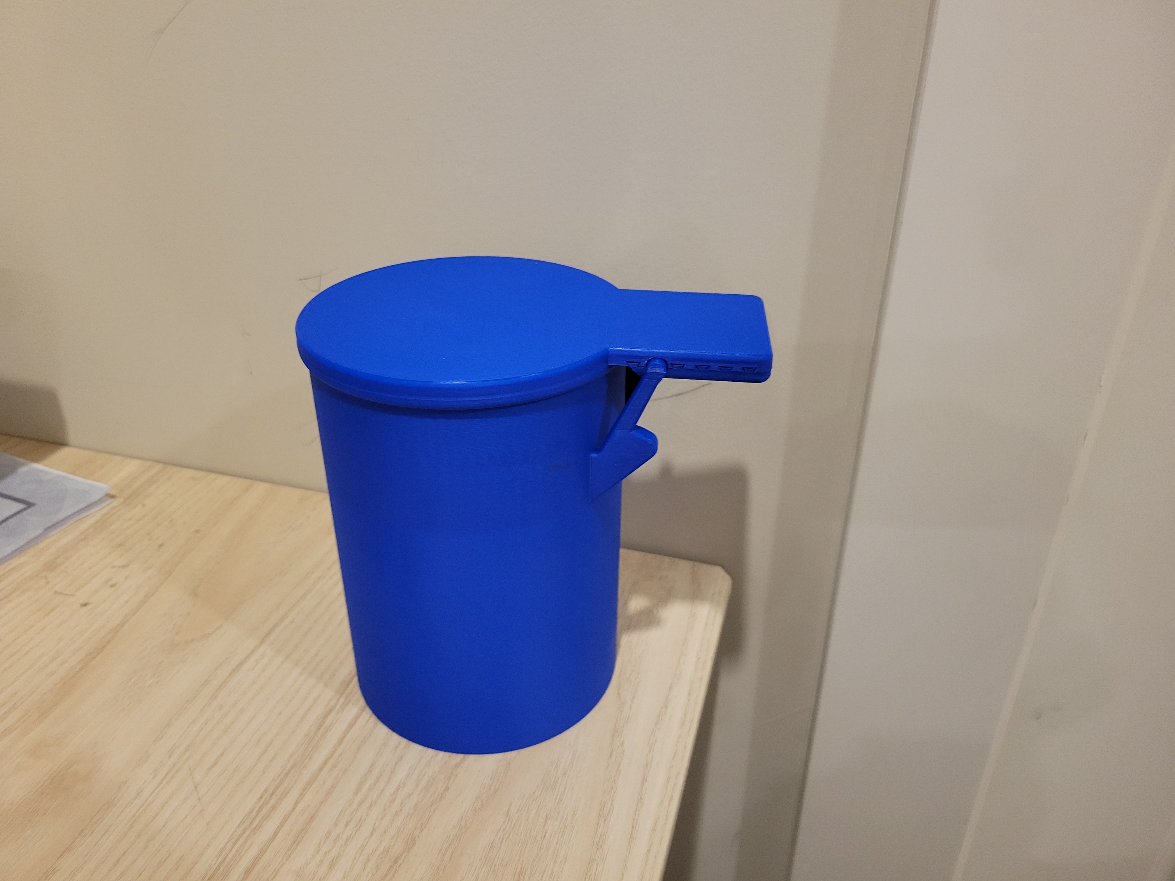 Trash Can With Lid