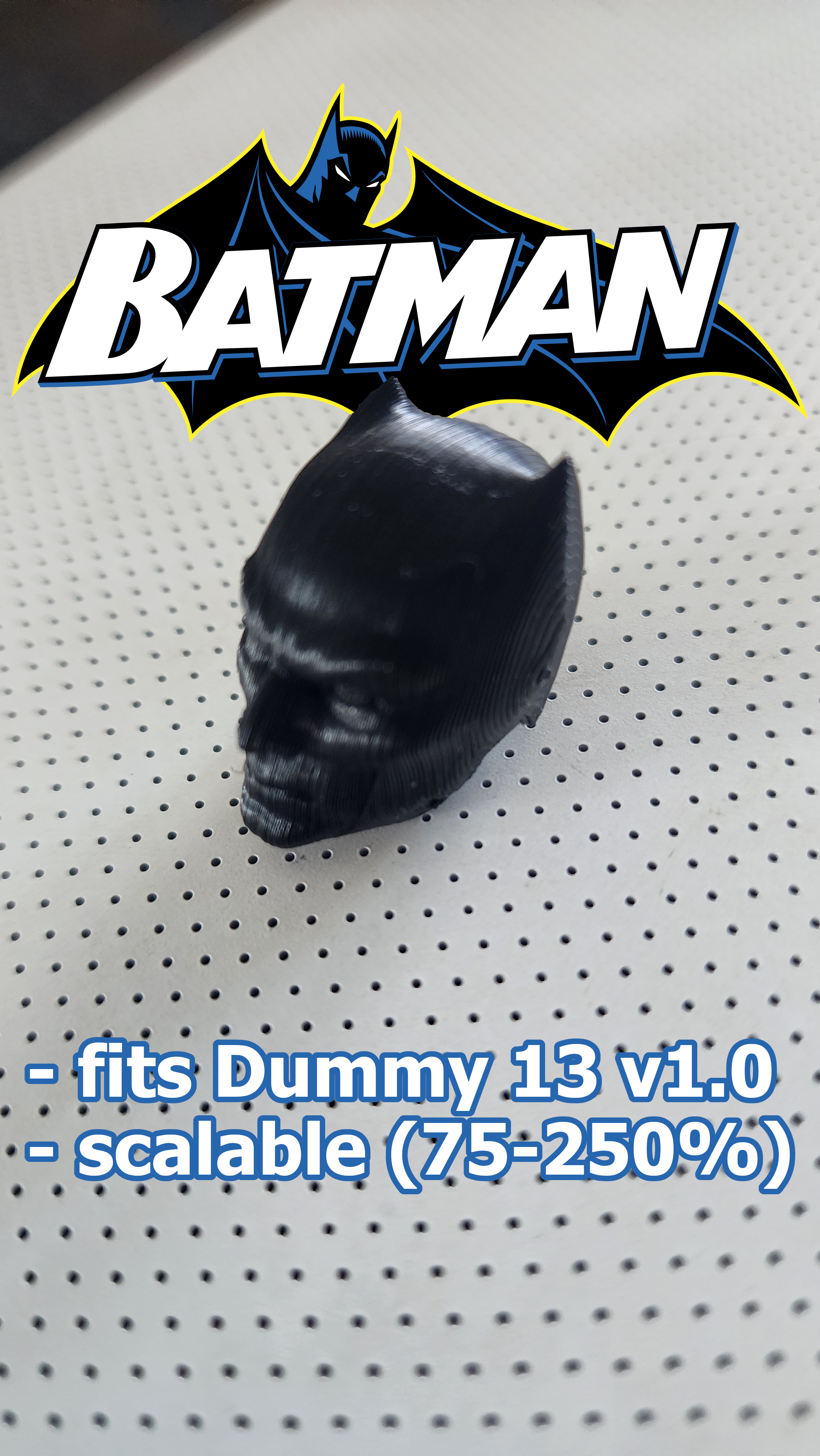 Batman 13 Head - Dummy 13 v1.0 Head Variant