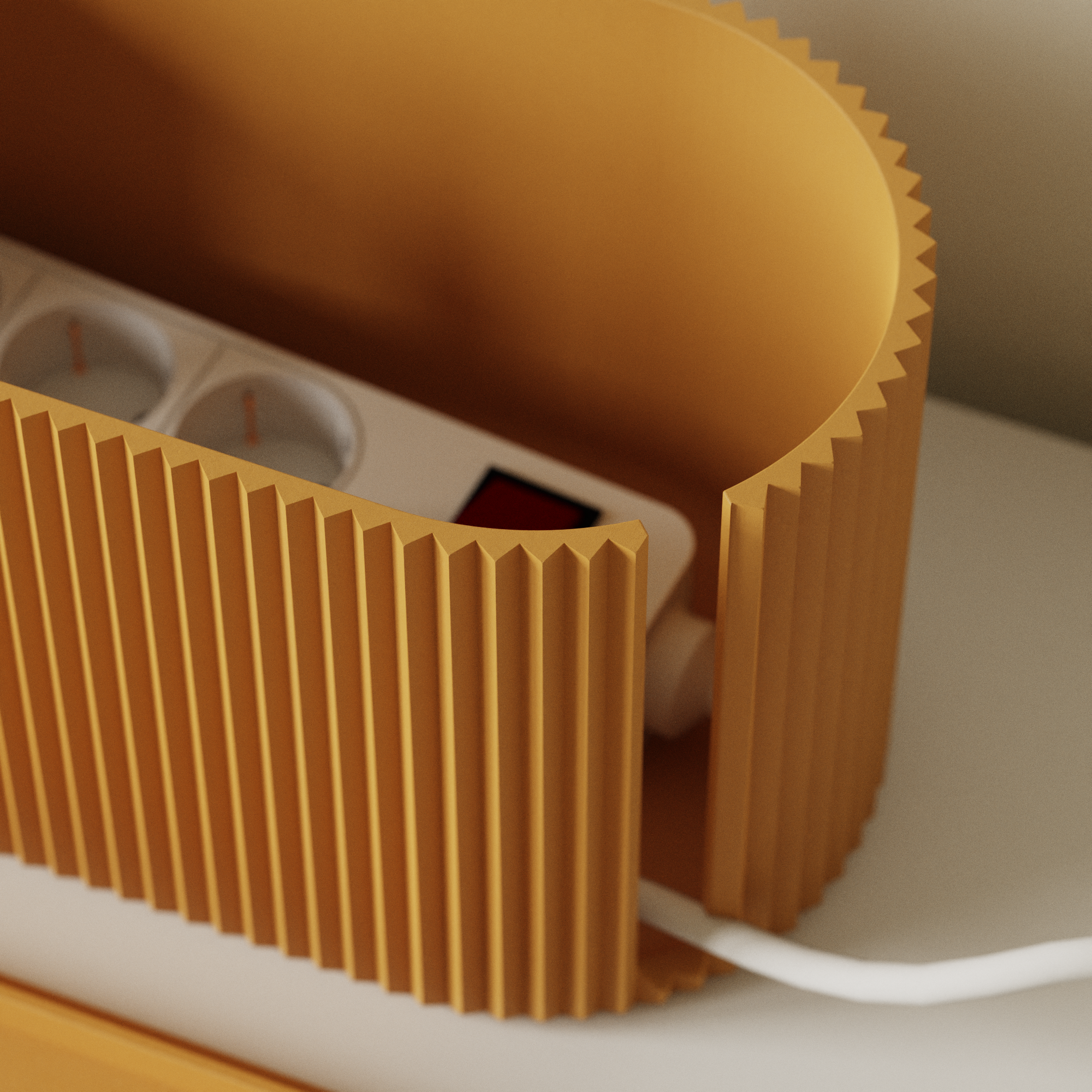 Cable Management Box - Zigzag pattern - Cable Storage Collection — miniatura 3