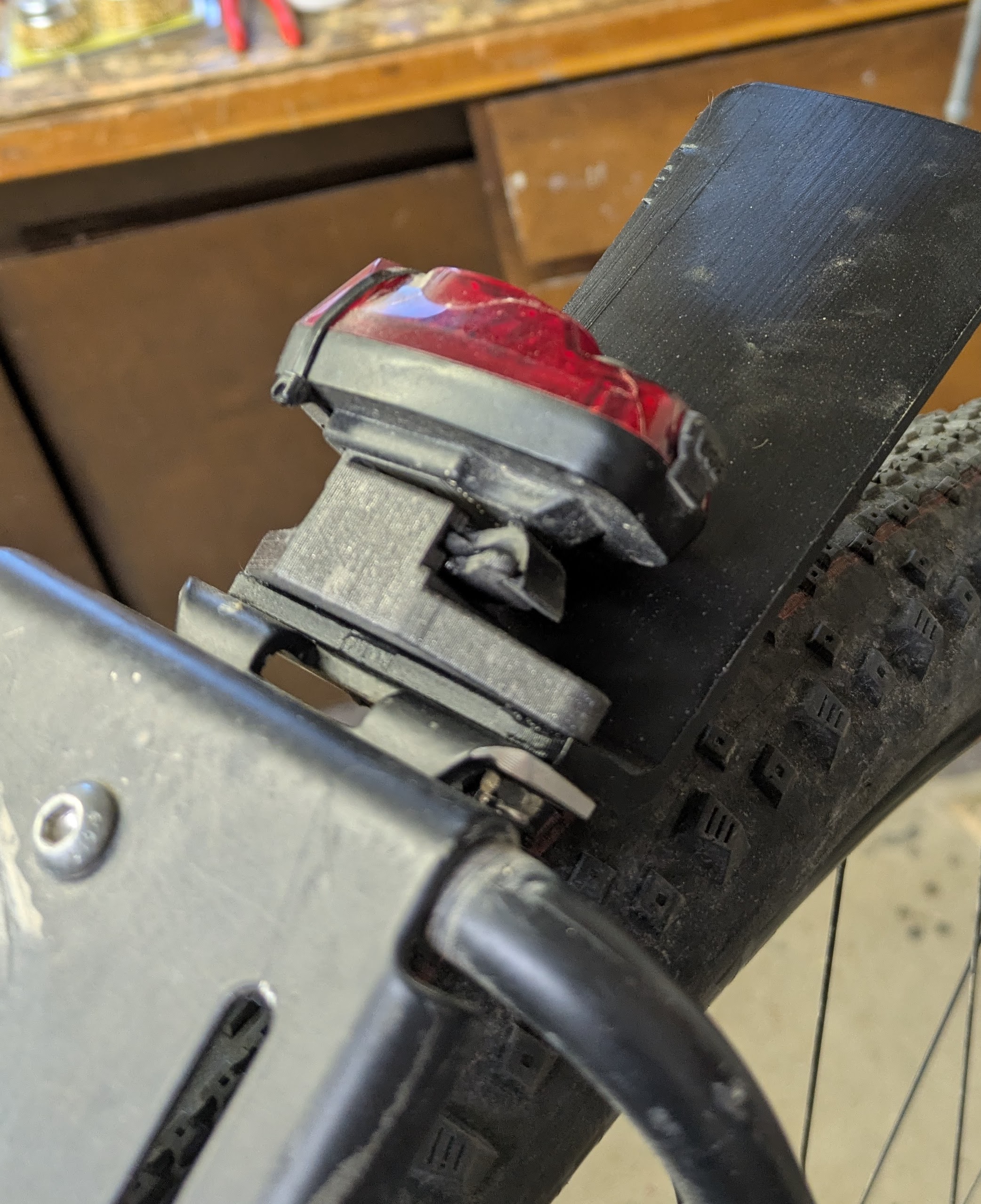 CYGOLITE Tail light mount for 50mm Bike Rack Bolt Pattern