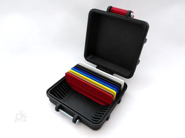 Simple filament swatch with storage