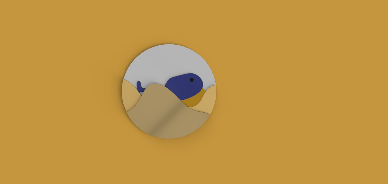 Sand Whale Placard