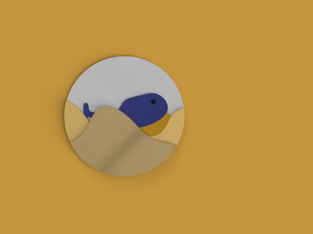Sand Whale Placard