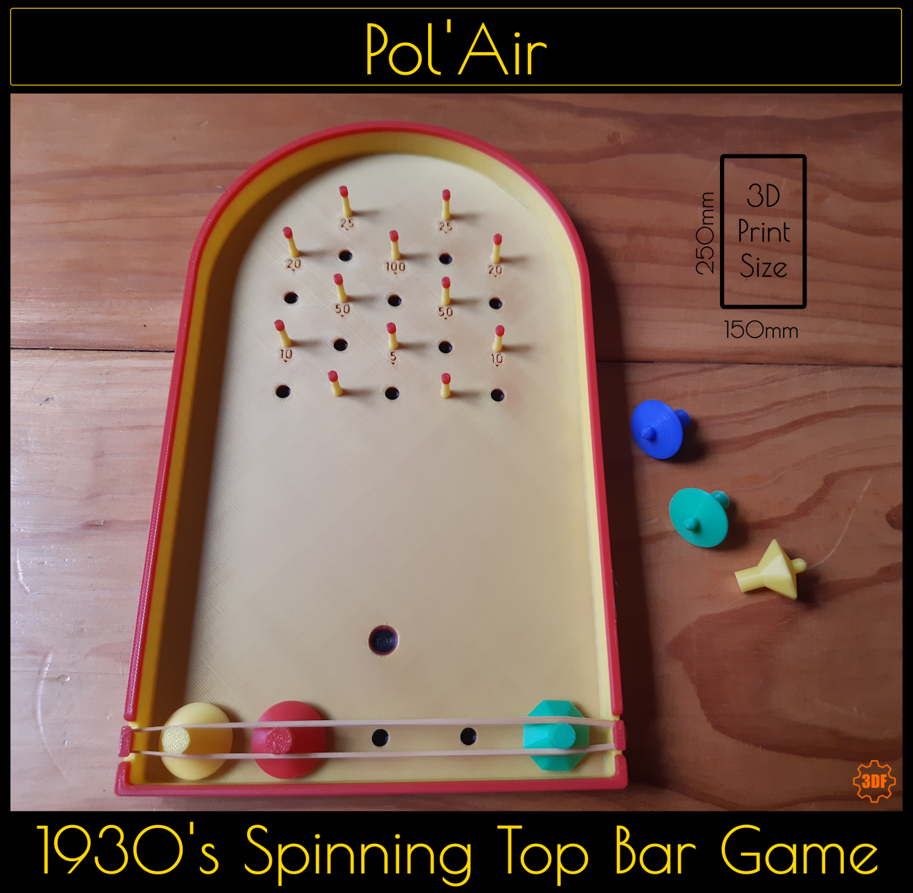 Pol'Air - 1930's Spinning Top Bar Game