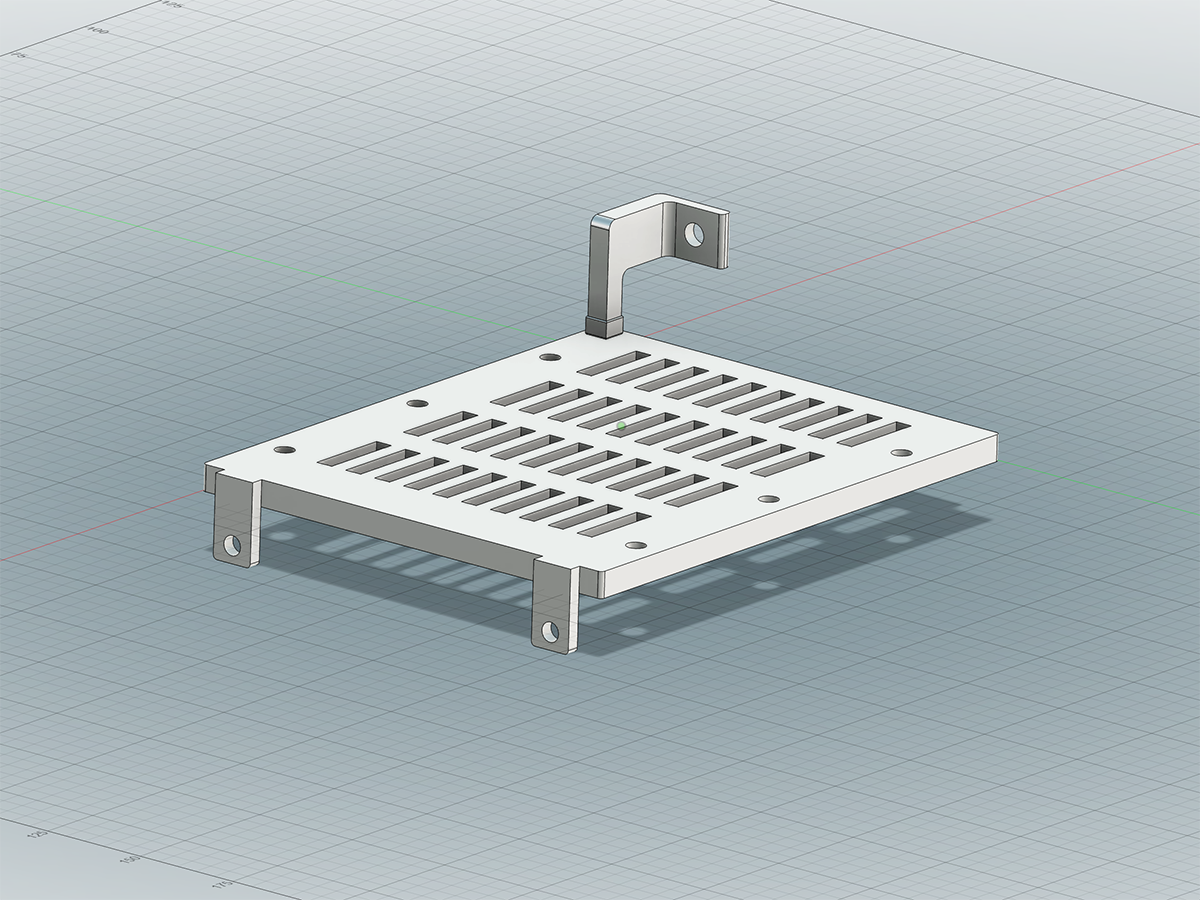 Macintosh SE Minimal SCSI Drive Bracket