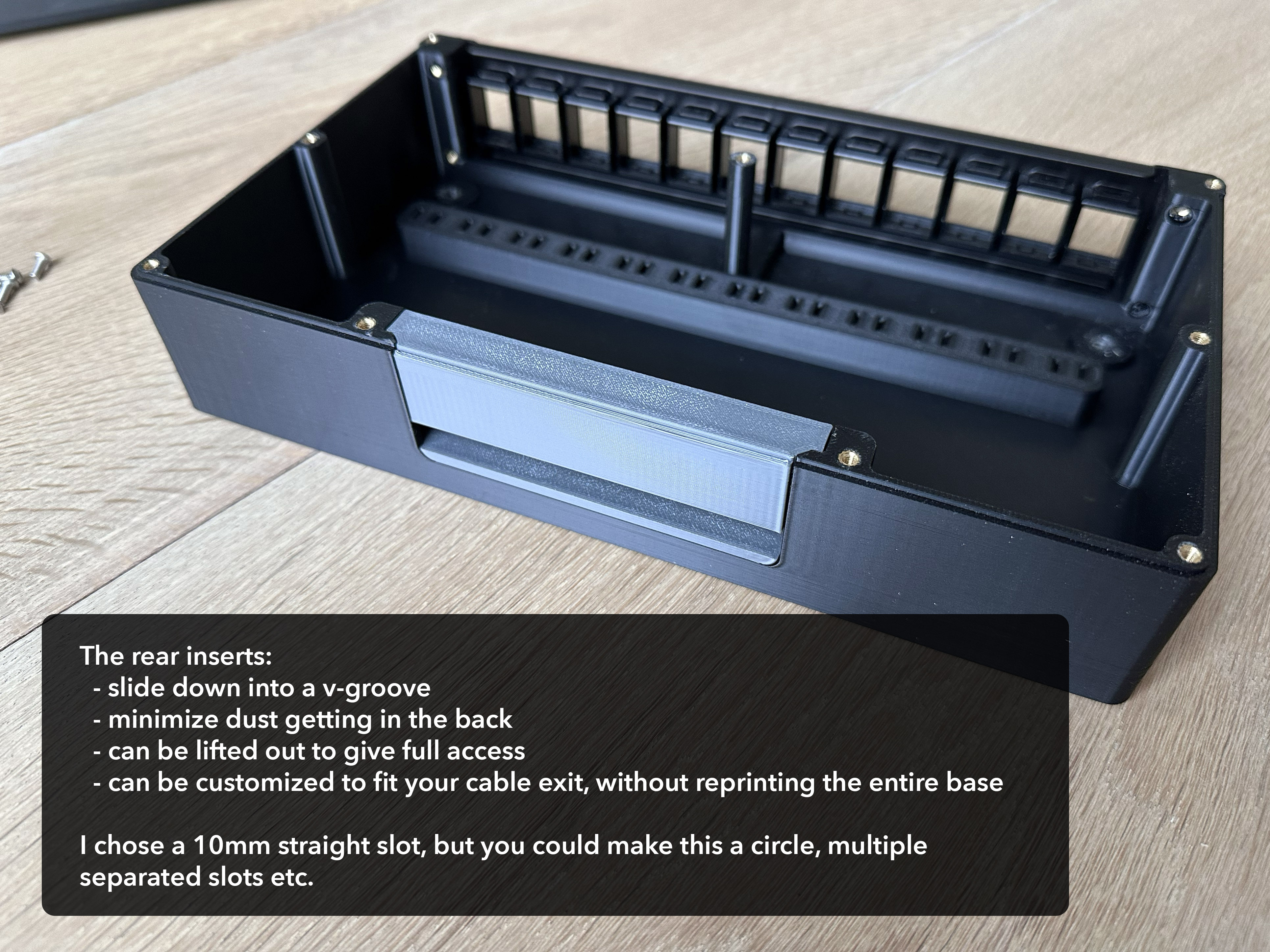 Miniatura 5 do modelo 3D Mini Patch Panel Enclosure