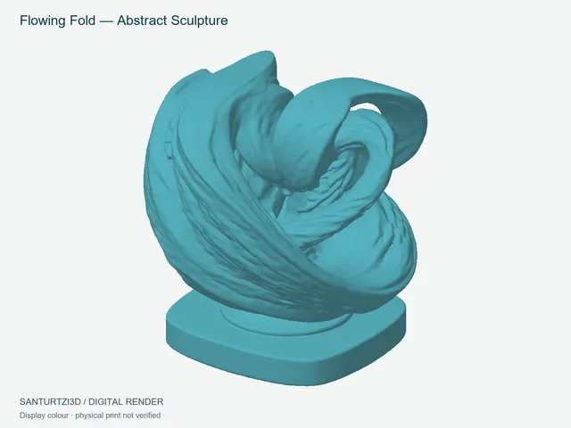 Flowing Fold - Abstract Sculpture