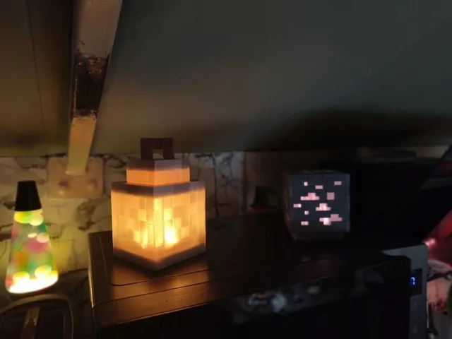 Minecraft Inspired Lantern