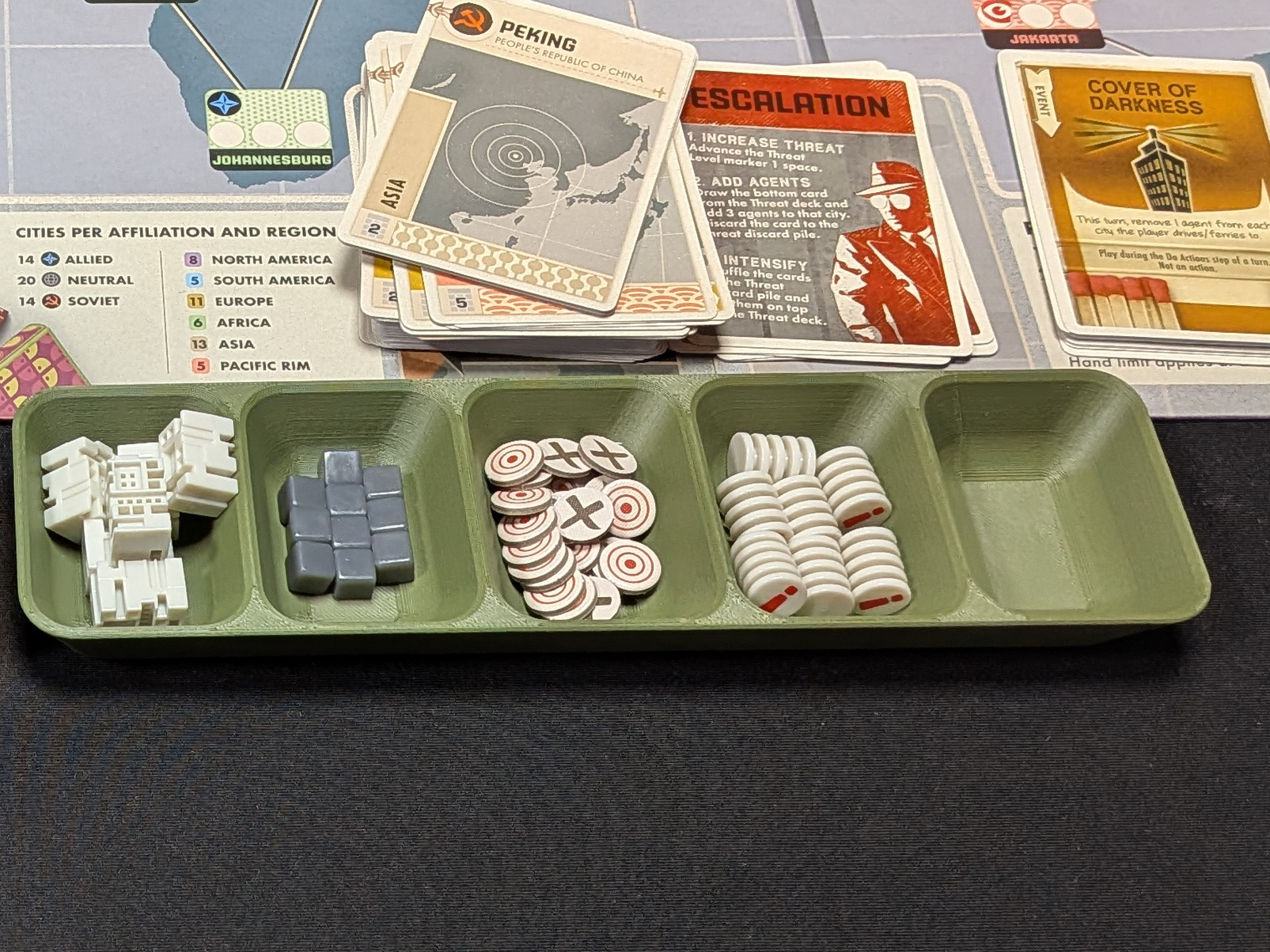 Game marker trays