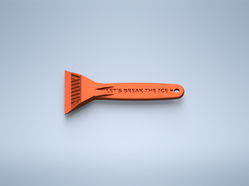 ice scraper | let's break the ice — miniatura 5