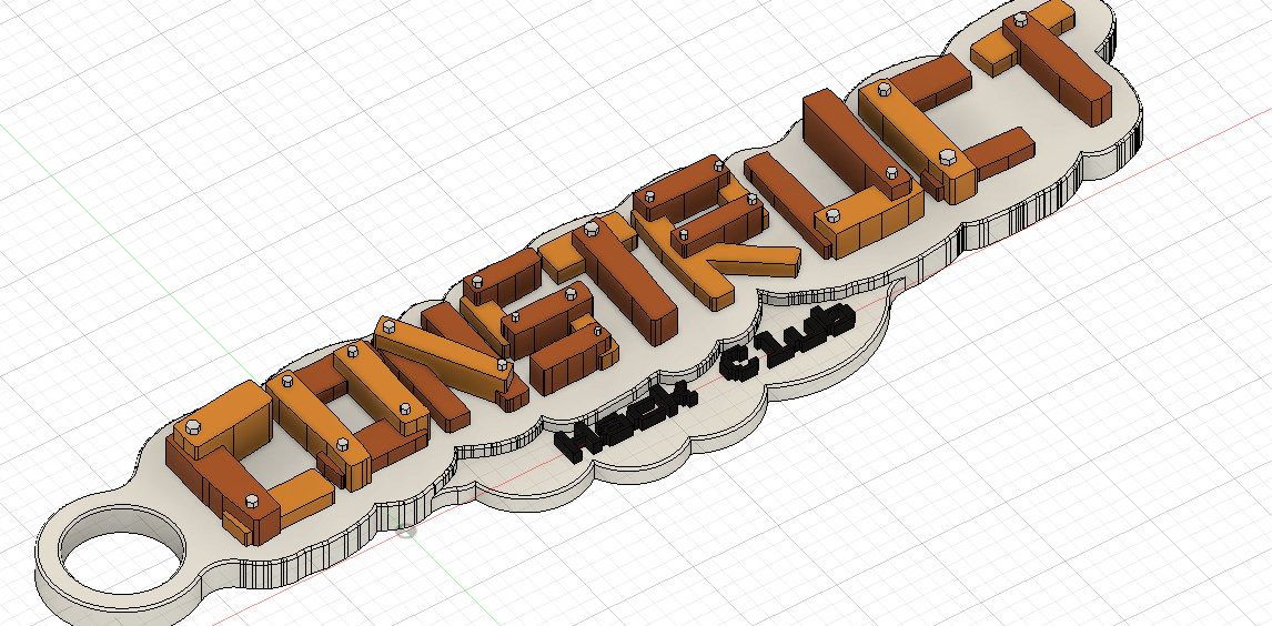 Construct keychain