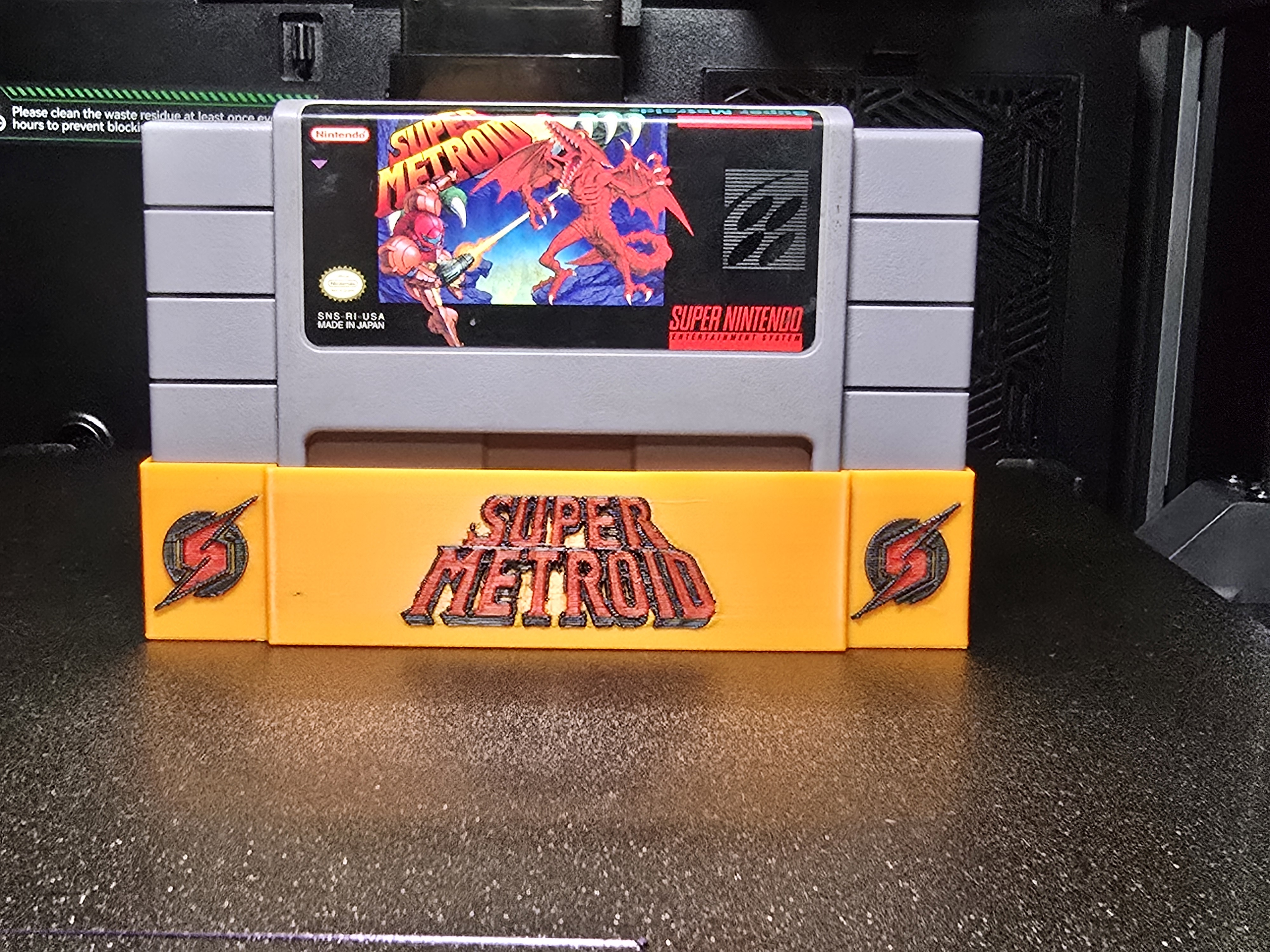 Super Metroid Dust Cover (game not included)