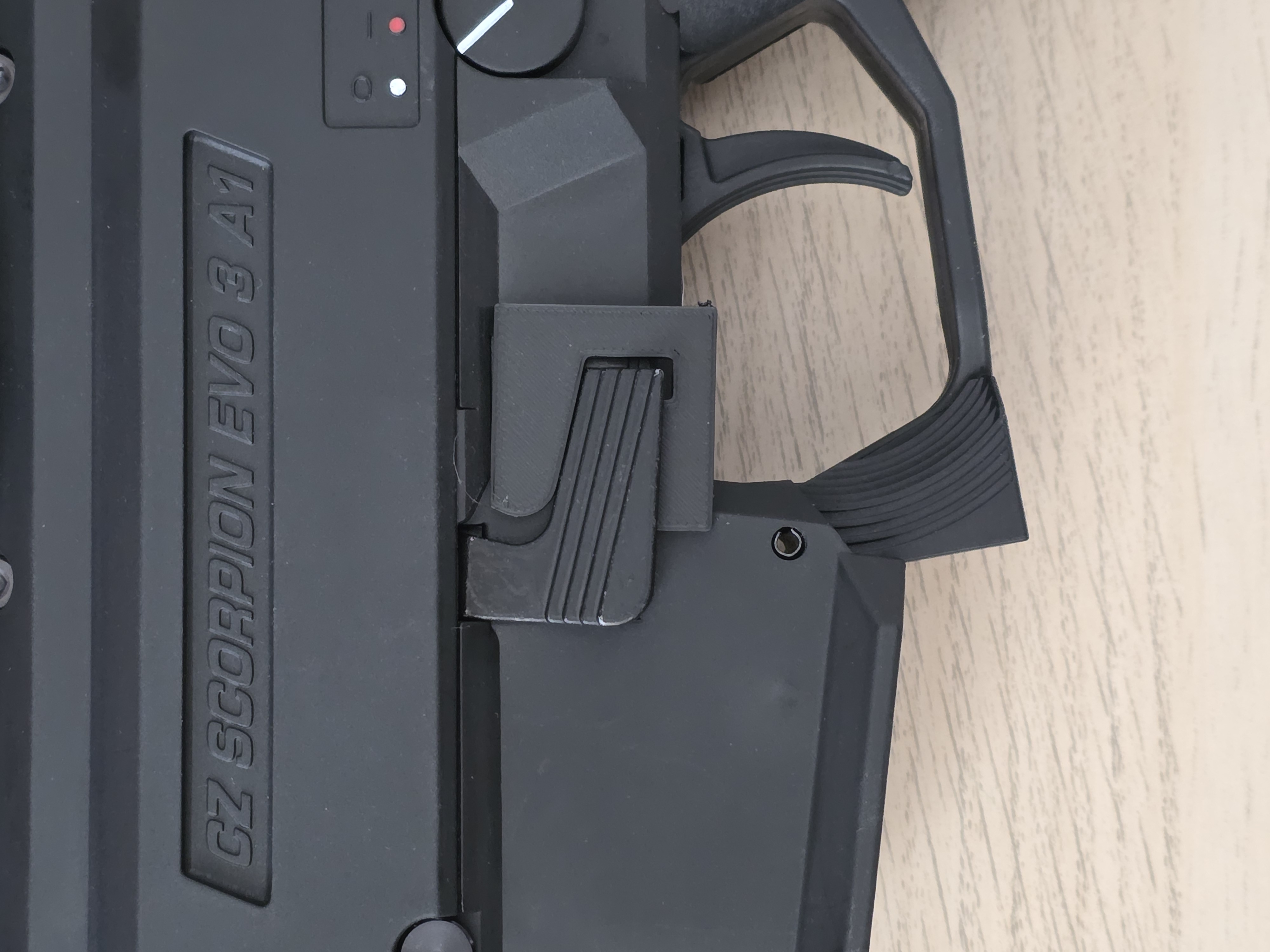 [V2] ASG Scorpion Evo Bolt Catch Hold Open (Airsoft)