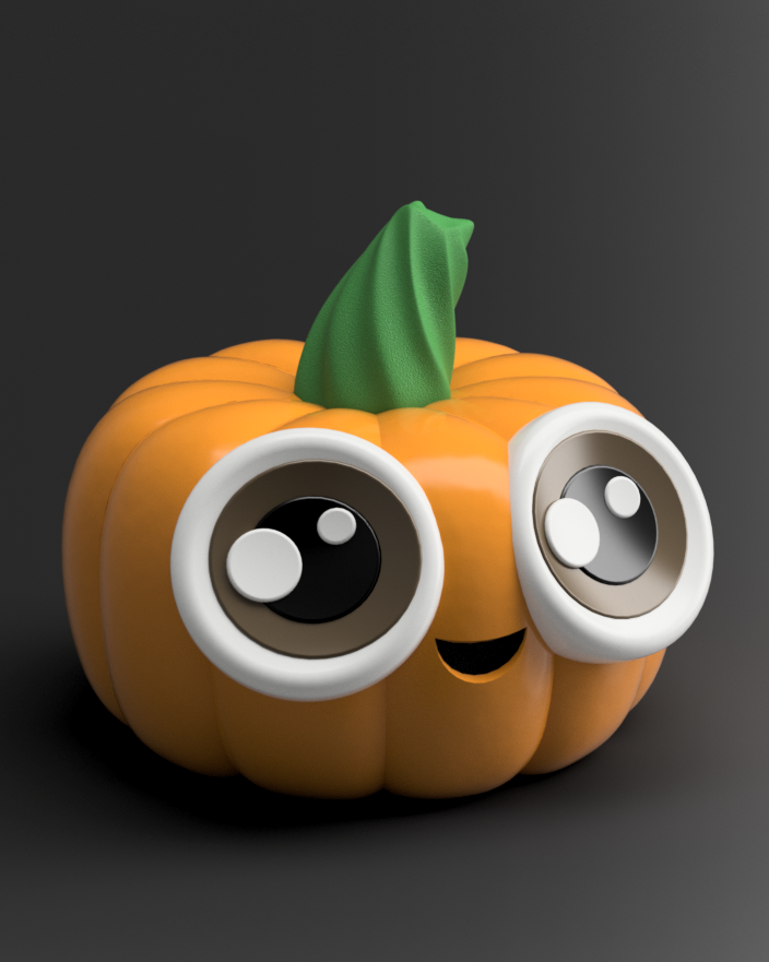 Miniatura 2 do modelo 3D Cute Li'l Pumpkin