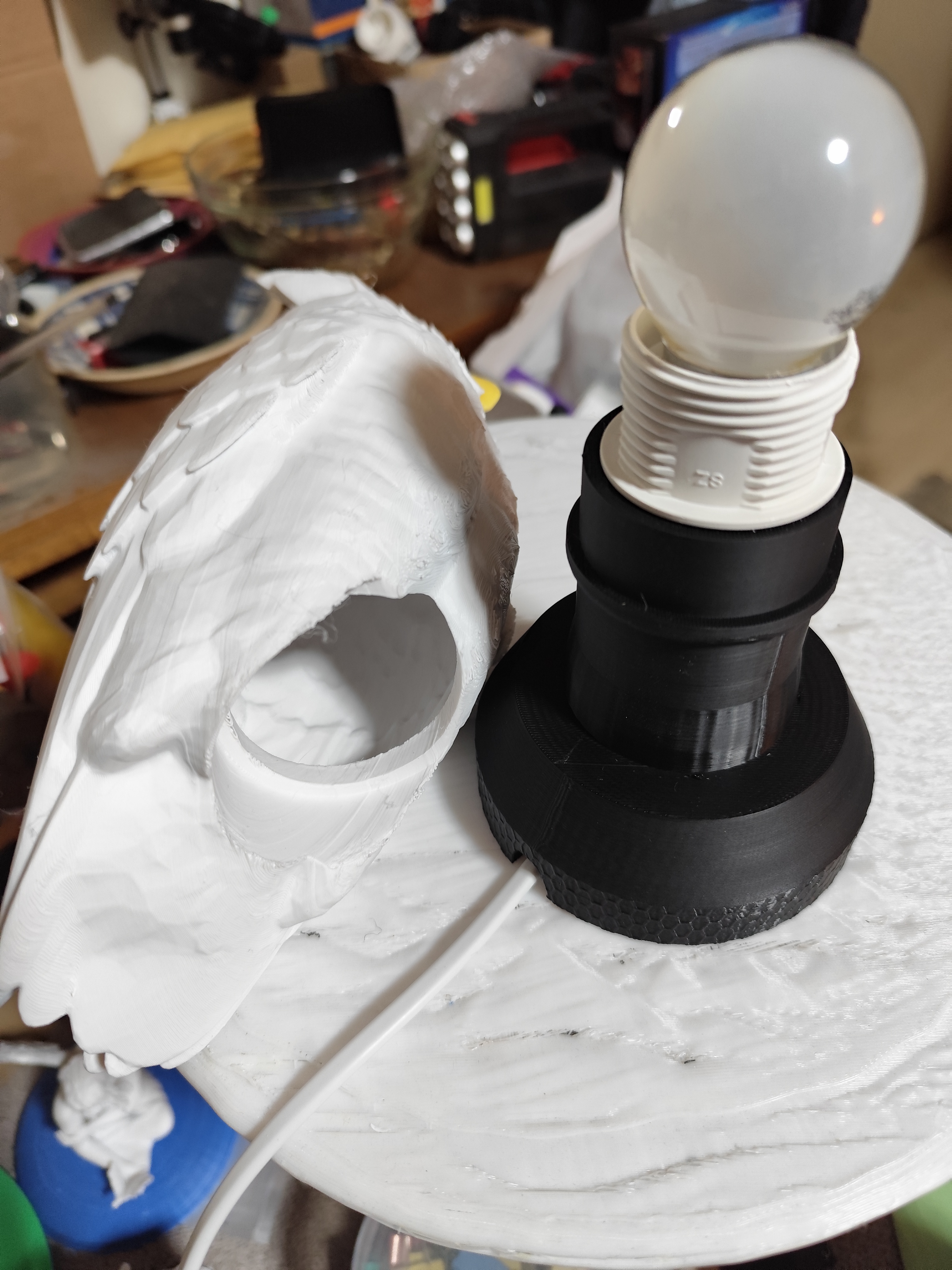 nice owl bedside lamp — miniatura 5