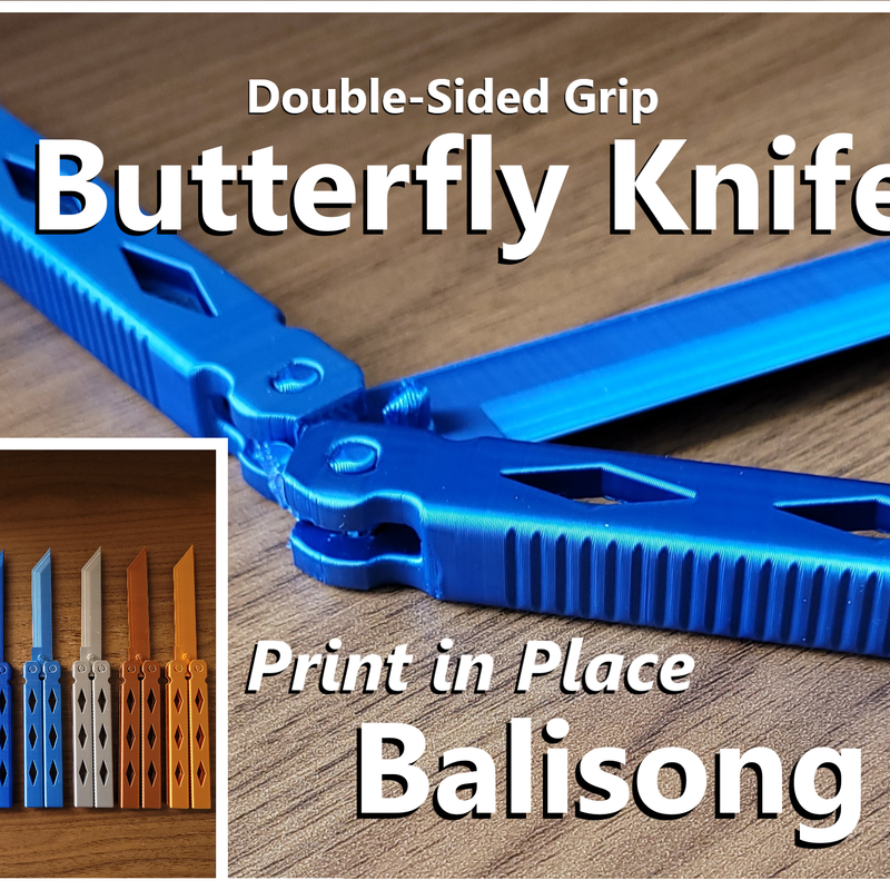 Double-Sided Grip Butterfly Knife Collection by 3rd Dimensional ...