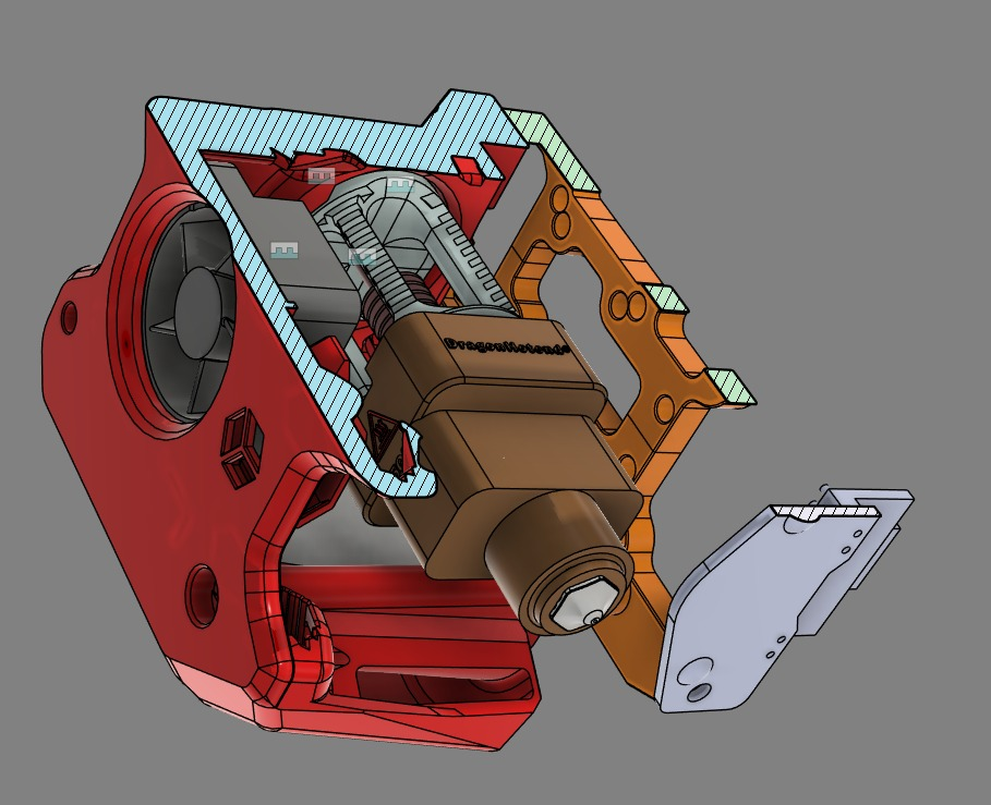 A4T Dragon UHF Carto Cnc mount