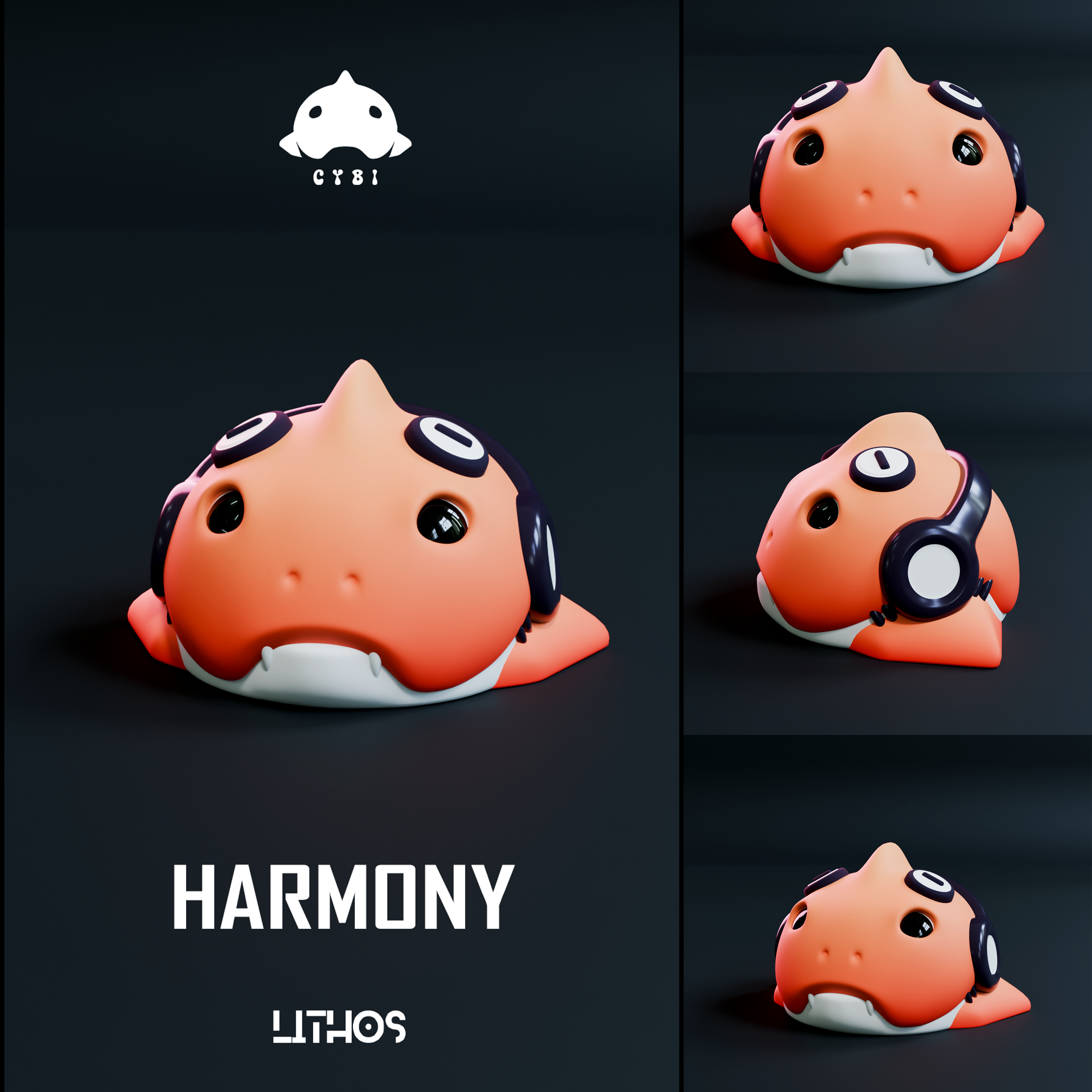 Cybi: Harmony – Print-in-Place Miniature Character (Free Version)