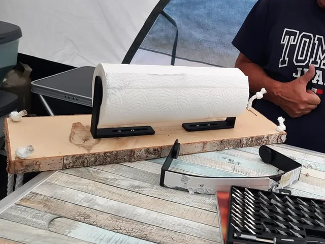 Universal KITCHEN ROLL HOOK for campers & homes