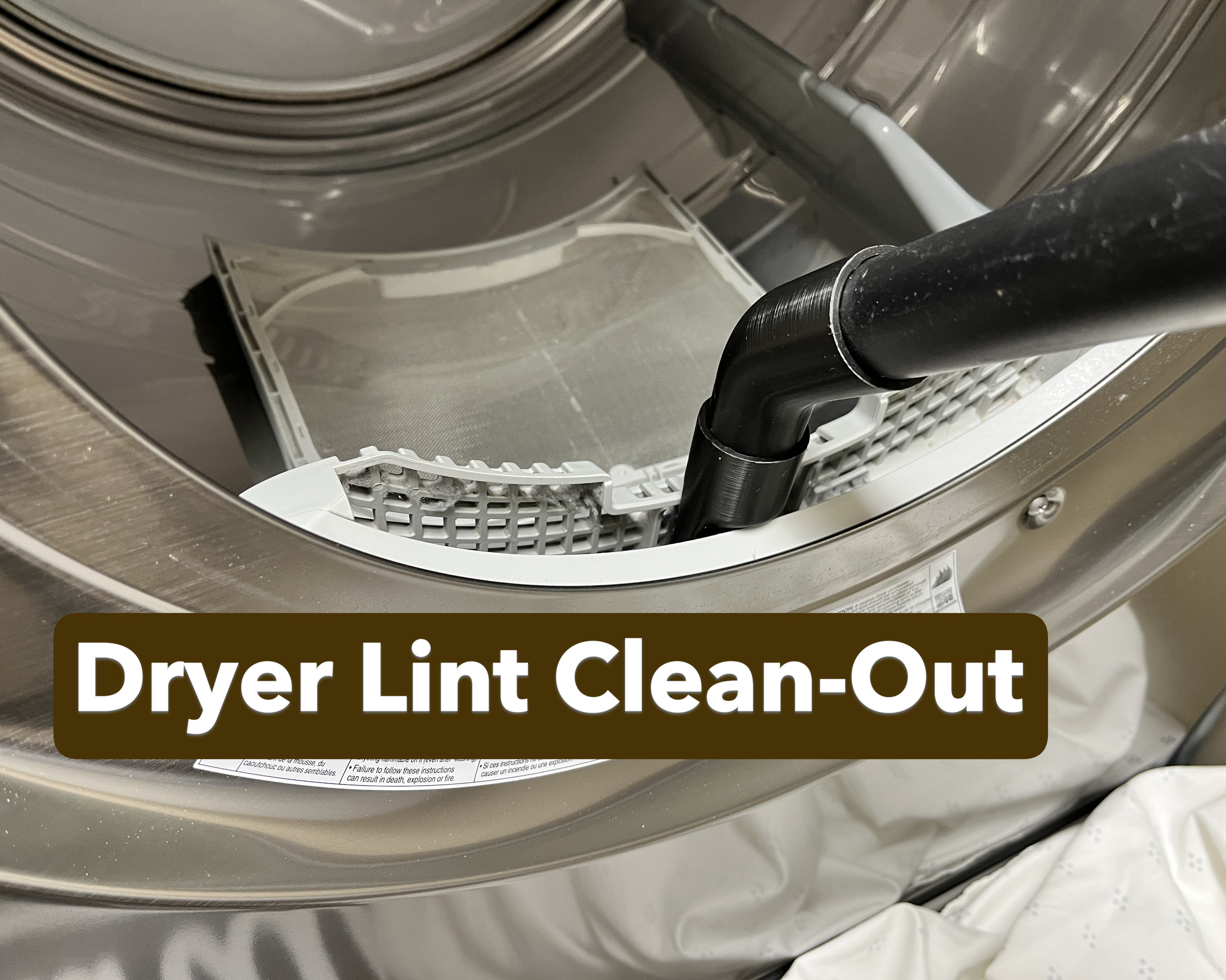 Dryer Lint Vacuum Attachment