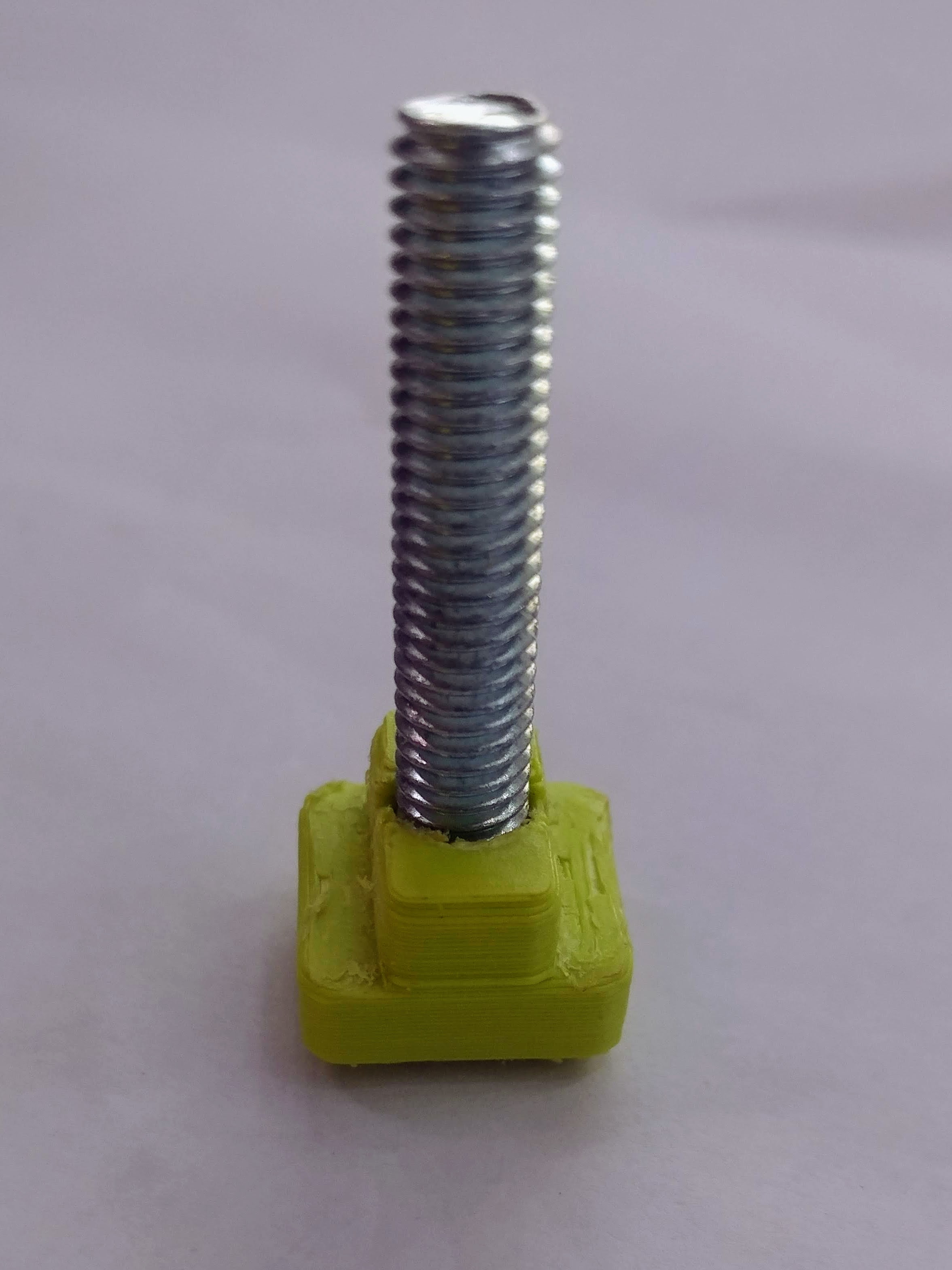 T slot nut for 3018pro router table using bolts instead of flat screws
