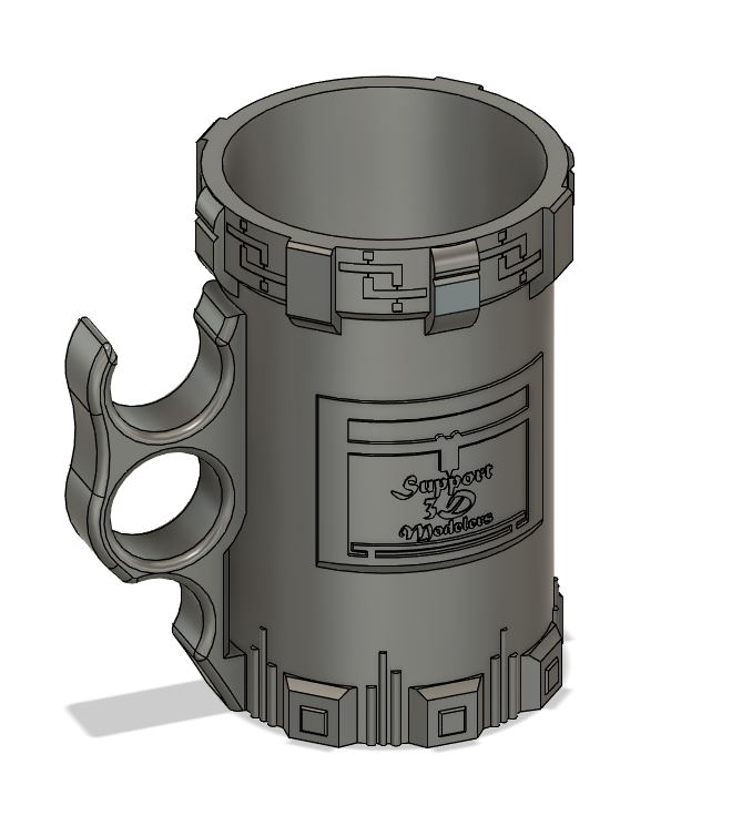 Support 3D Modelers Cup