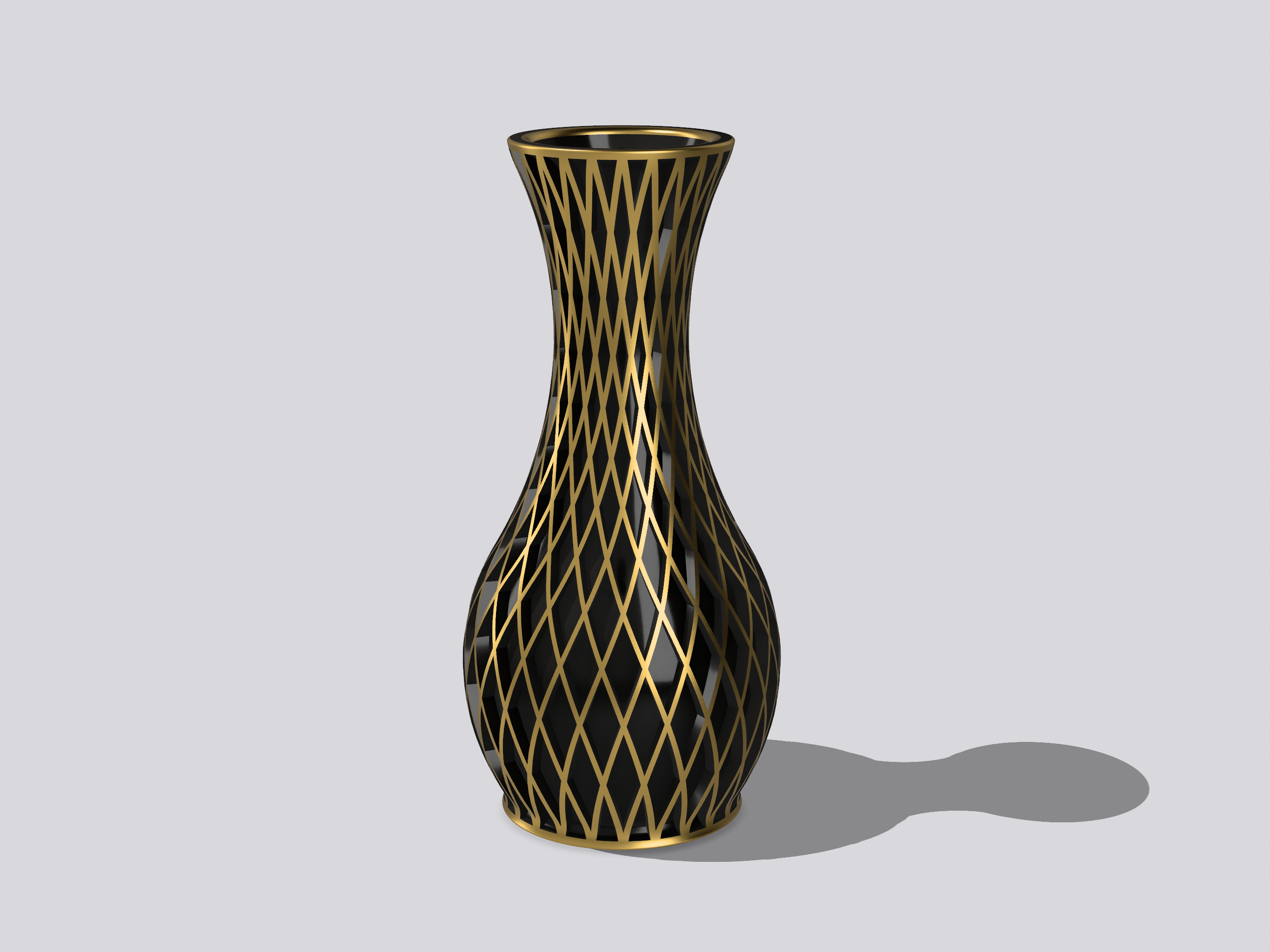 Large Diamond Pattern Vase (not vase mode).