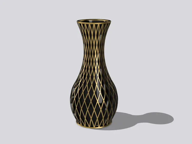 Large Diamond Pattern Vase (not vase mode).