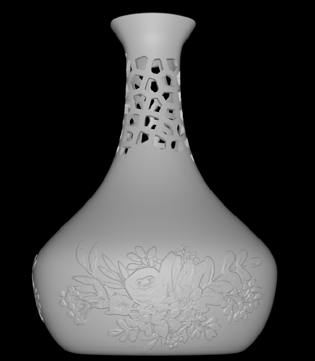 Voronoi Flower Vase