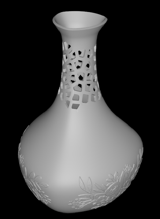 Voronoi Flower Vase by Abhay Download free STL model