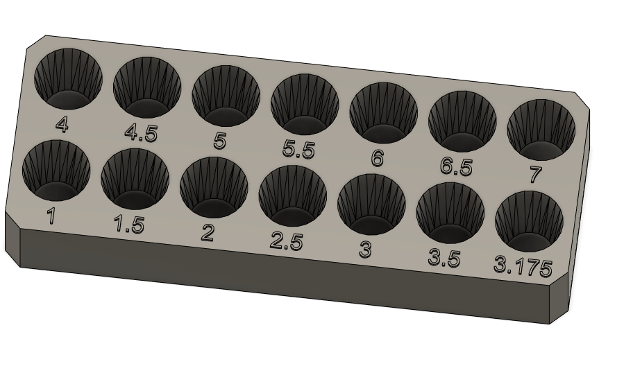 110x180 R Coller Coller Holder ER11 Metric + 3.175mm by KamiTech | Download free STL ...