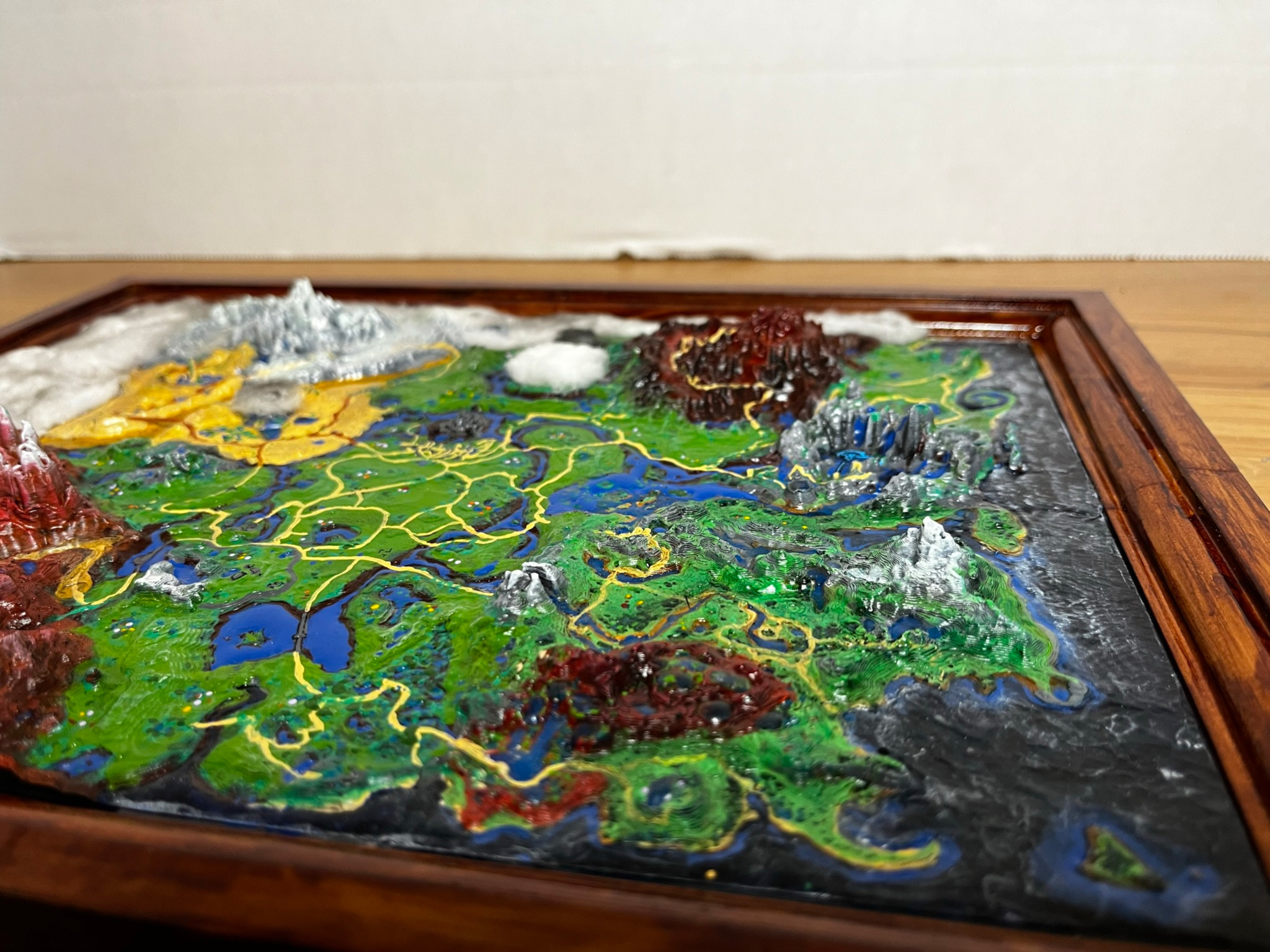 BOTW Hyrule map with frame