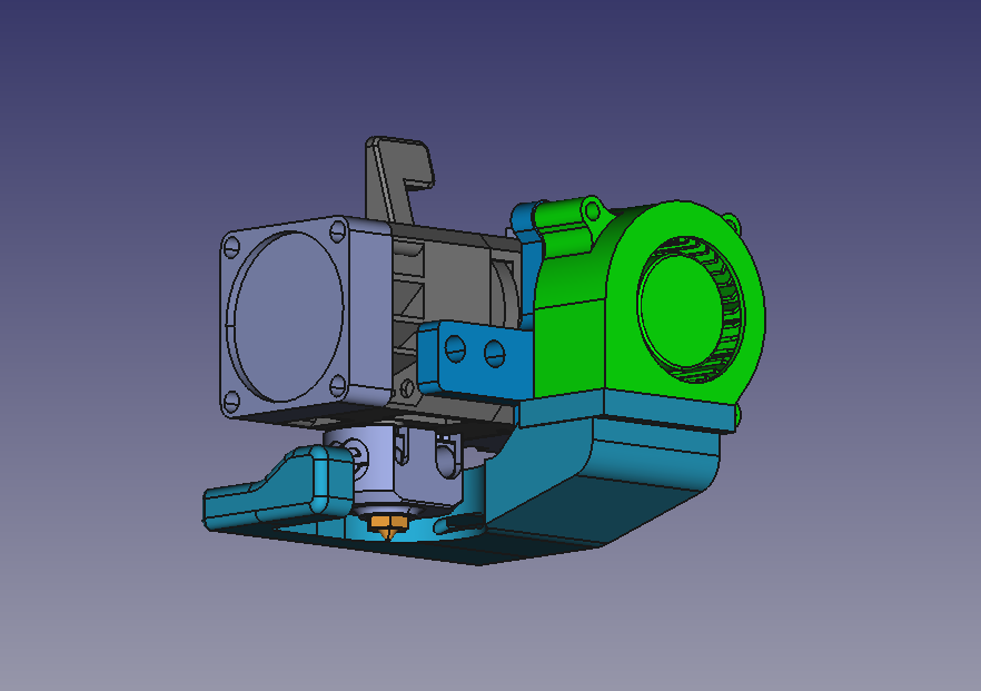 Biqu H2 Visi Duct V1 by Cowbite | Download free STL model | Printables.com