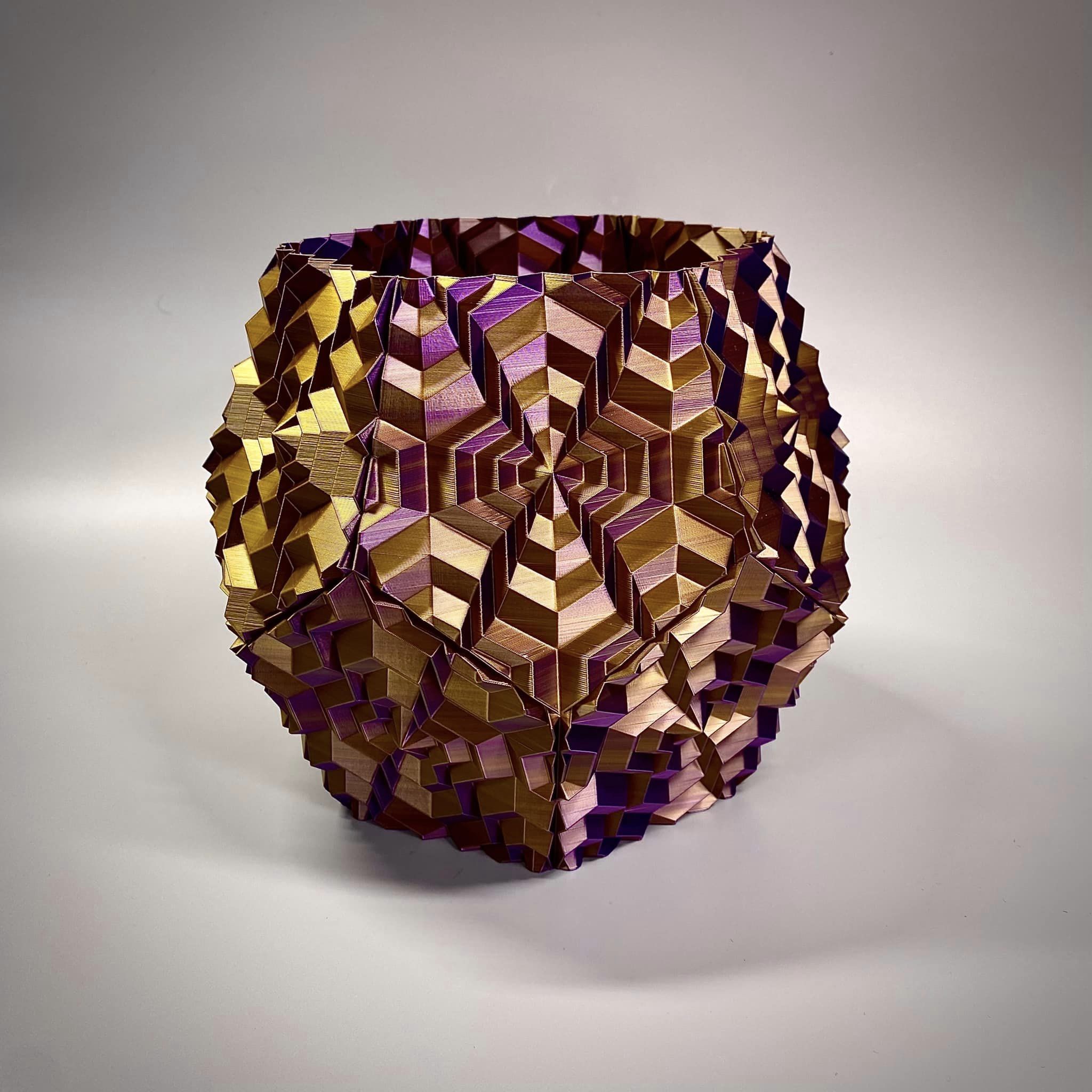 Miniatura 8 do modelo 3D Dodecahex Ripple Vase