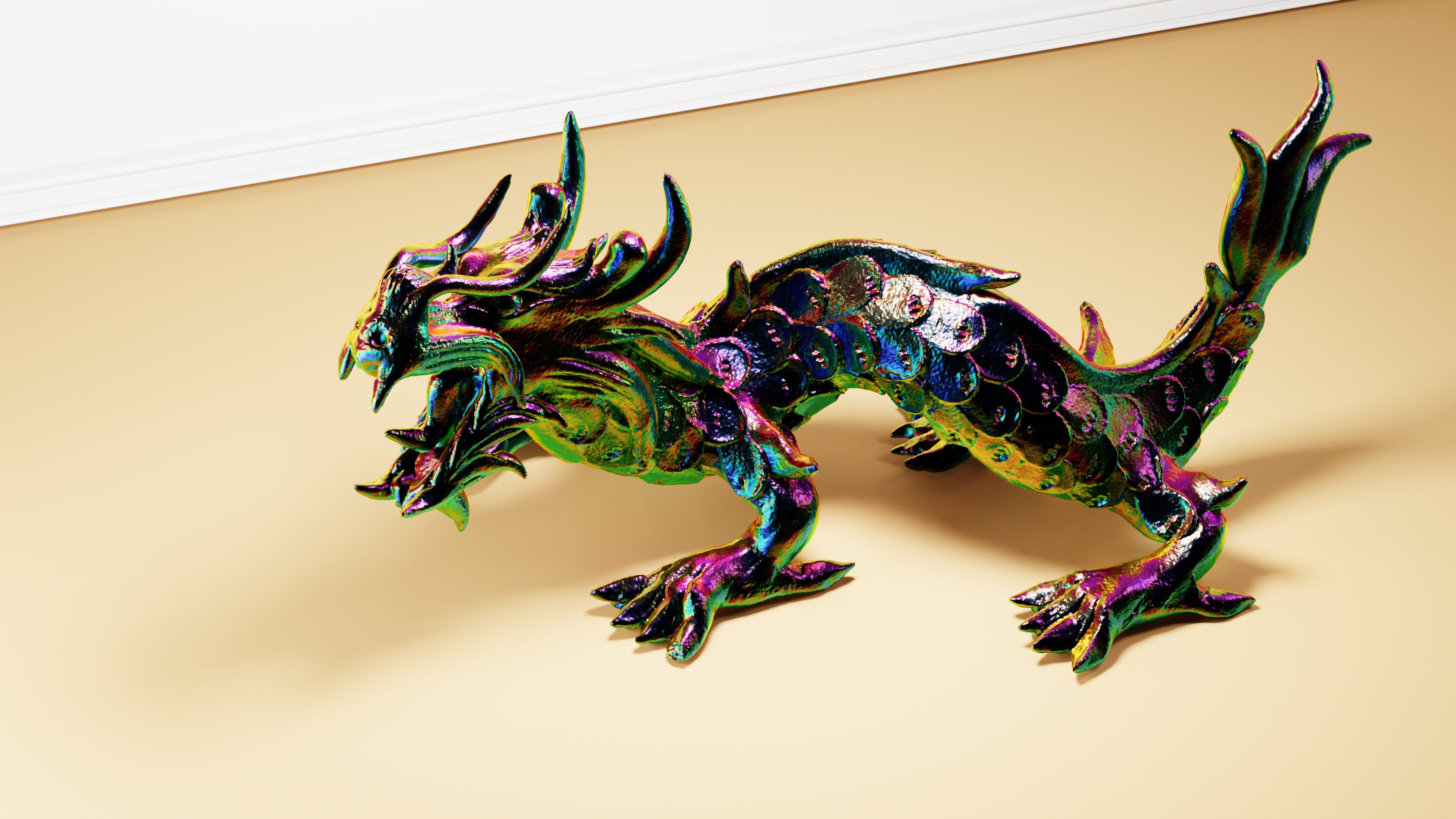 Chinese Dragon Sculpture By Theo Gottwald Download Free Stl Model Chinese Dragon Sculpture By Theo Gottwald Download Free Stl Model