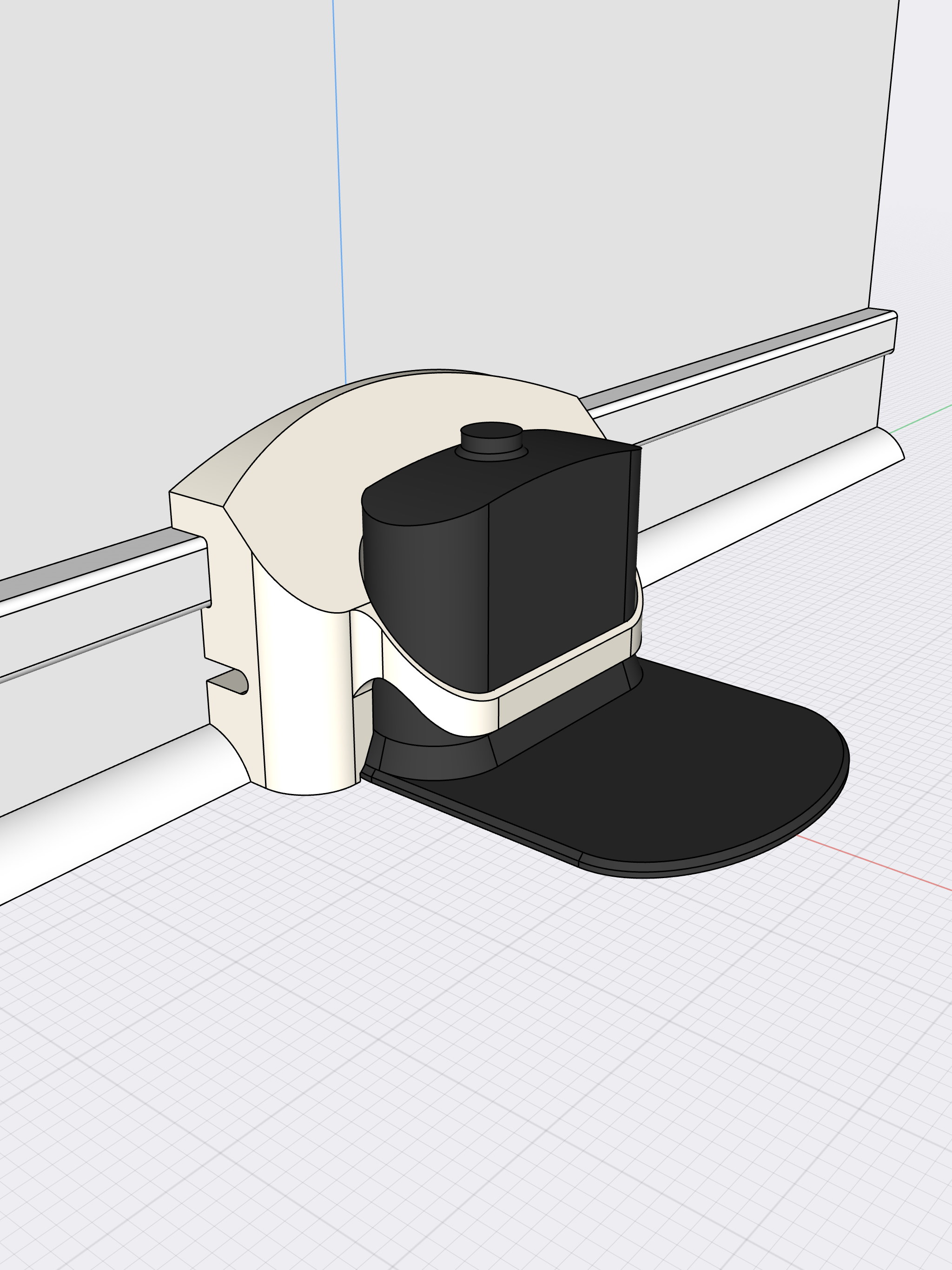 Holder for Roomba Home base by Mickael54 Download free STL model