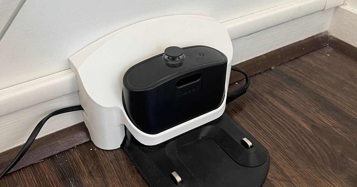 Holder for Roomba Home base by Mickael54 Download free STL model