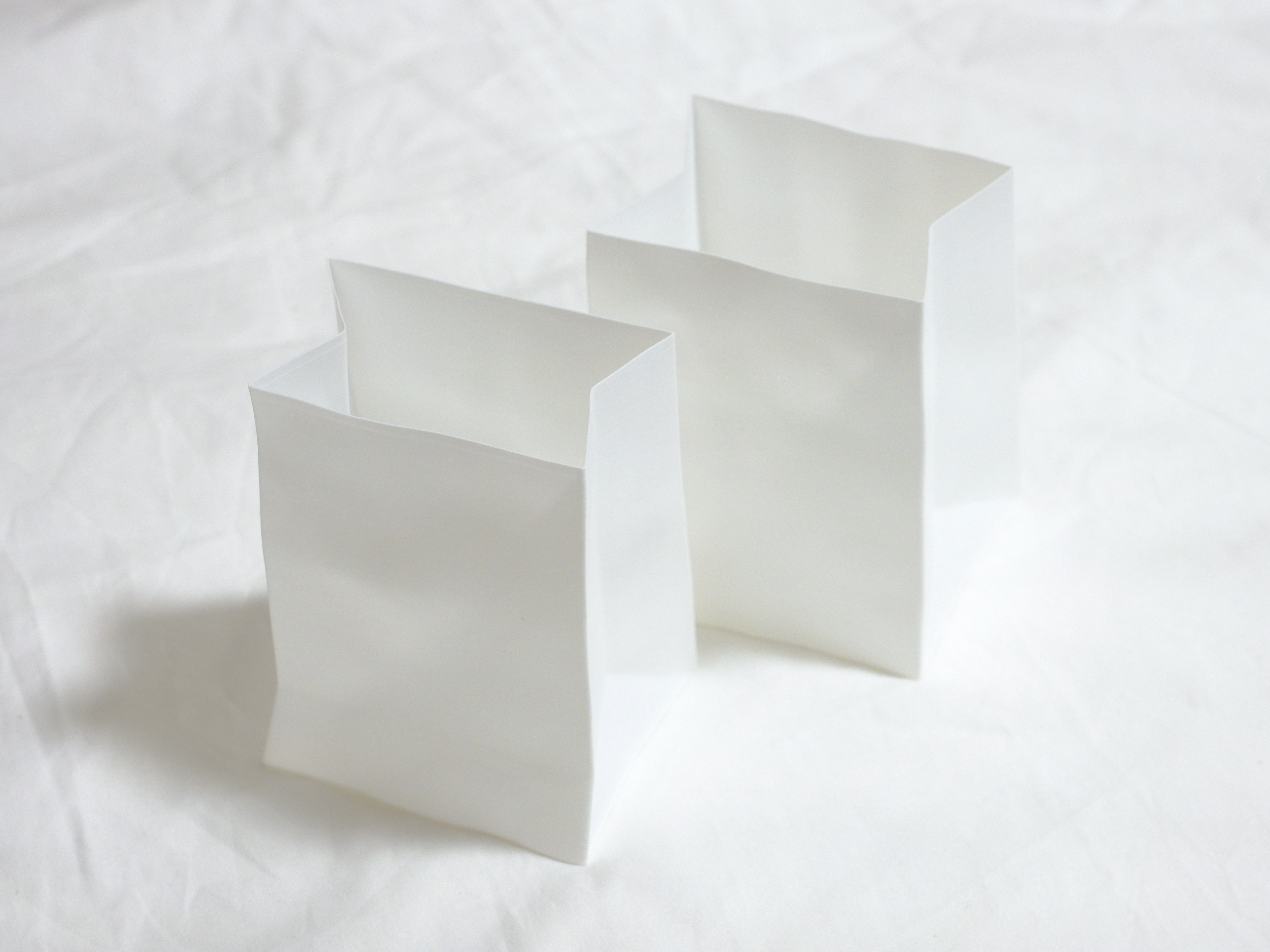 Paper bag vase