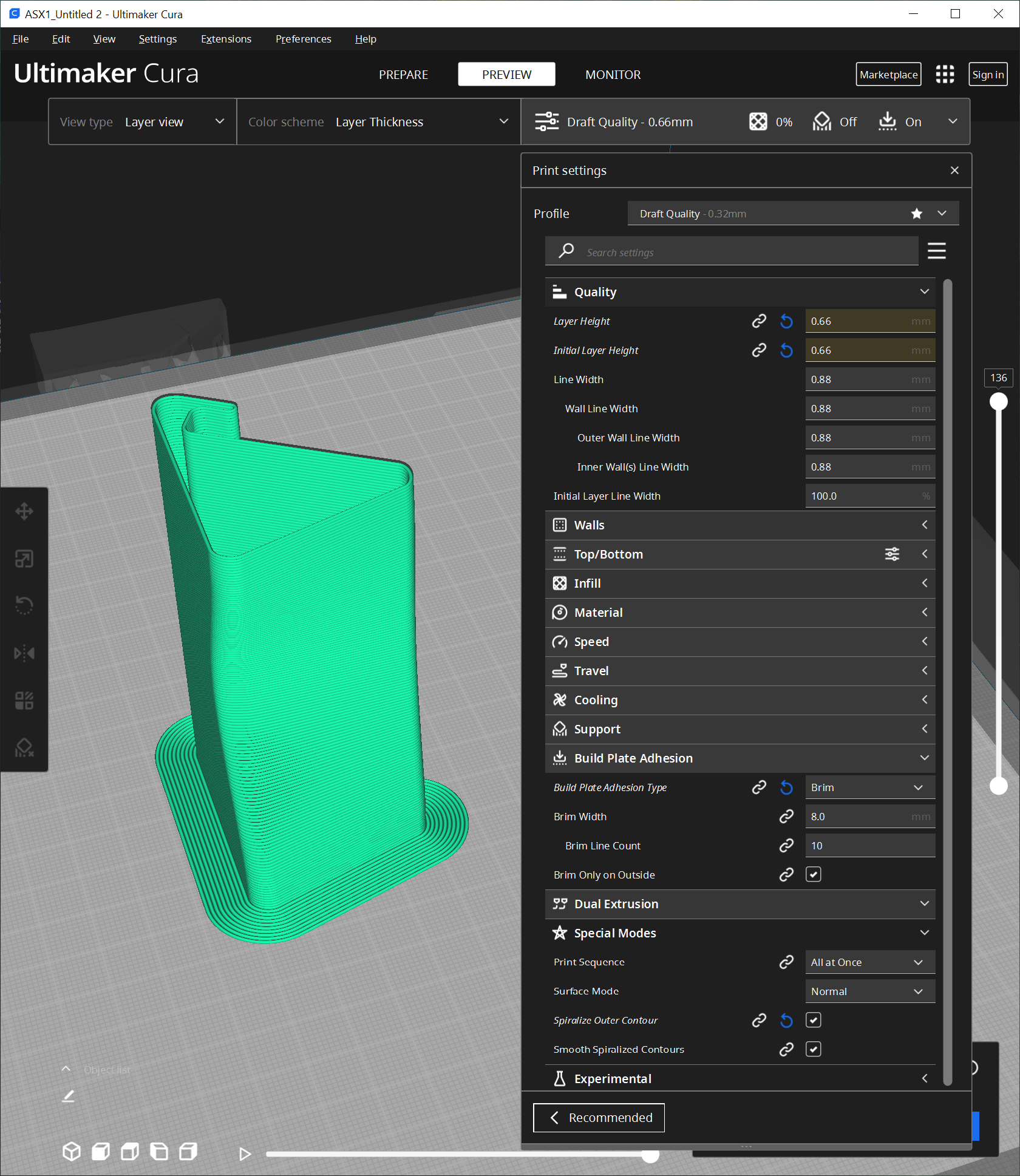 Business card holder vase mode by mshrg Download free STL model
