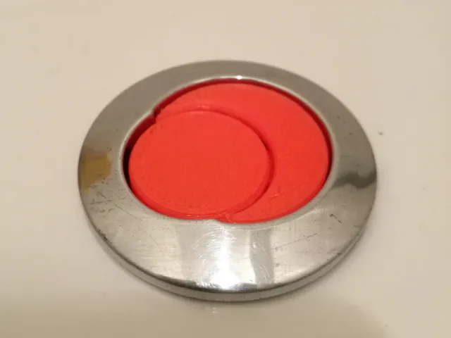 Replacement toilet flush buttons