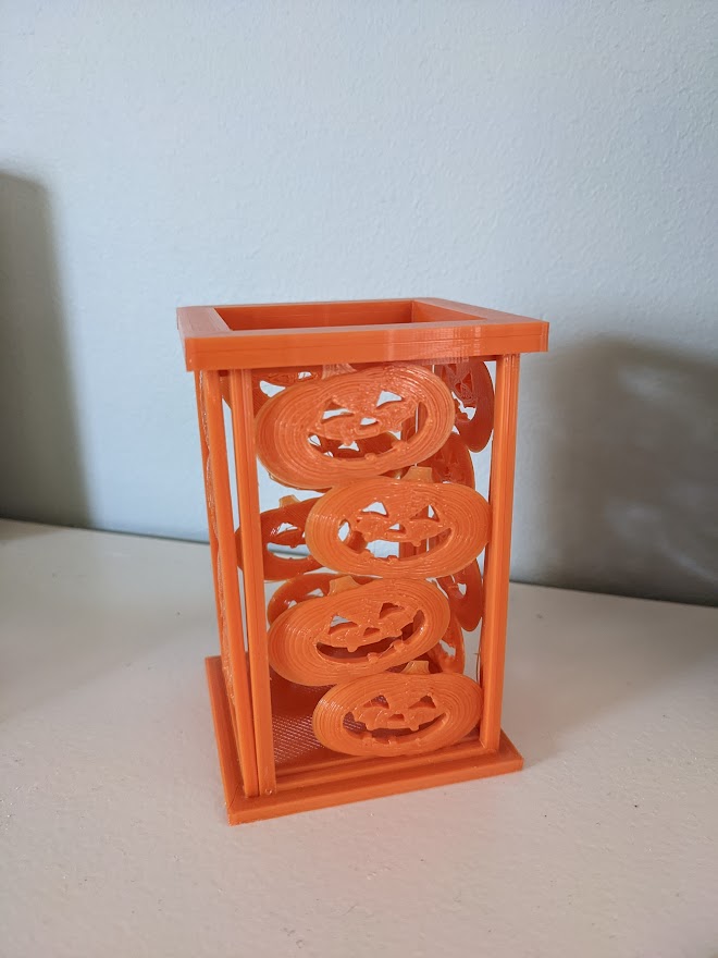 Top Holder for Pumpkin Lantern Stack
