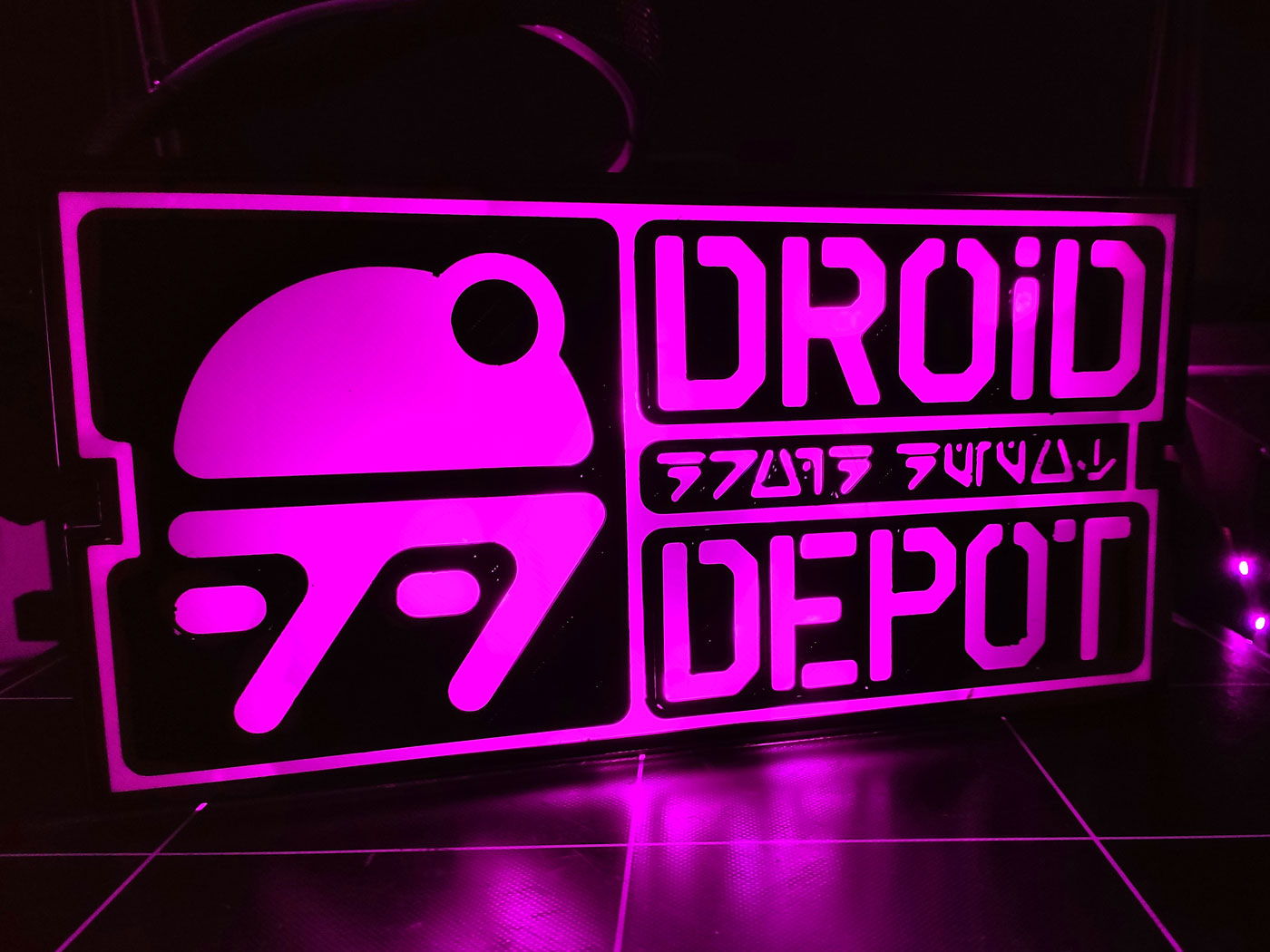 Droid Depot LED Sign