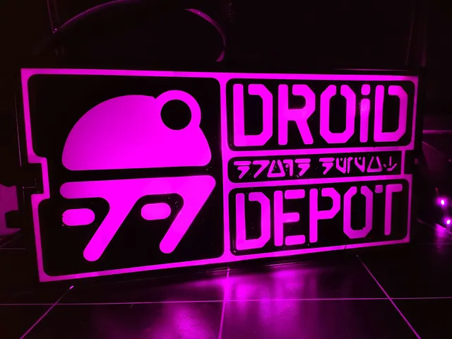 Droid Depot LED Sign