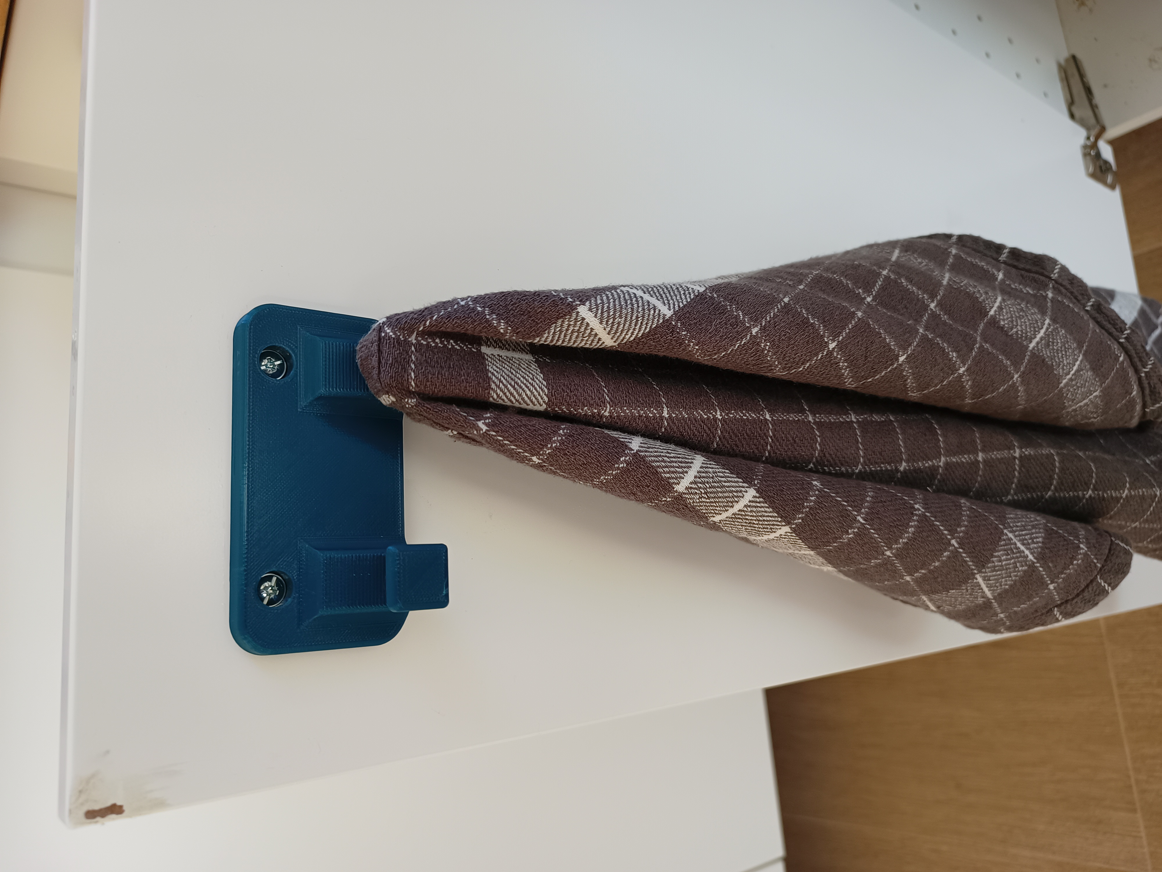 Towel hook for Ikea Method kitchen