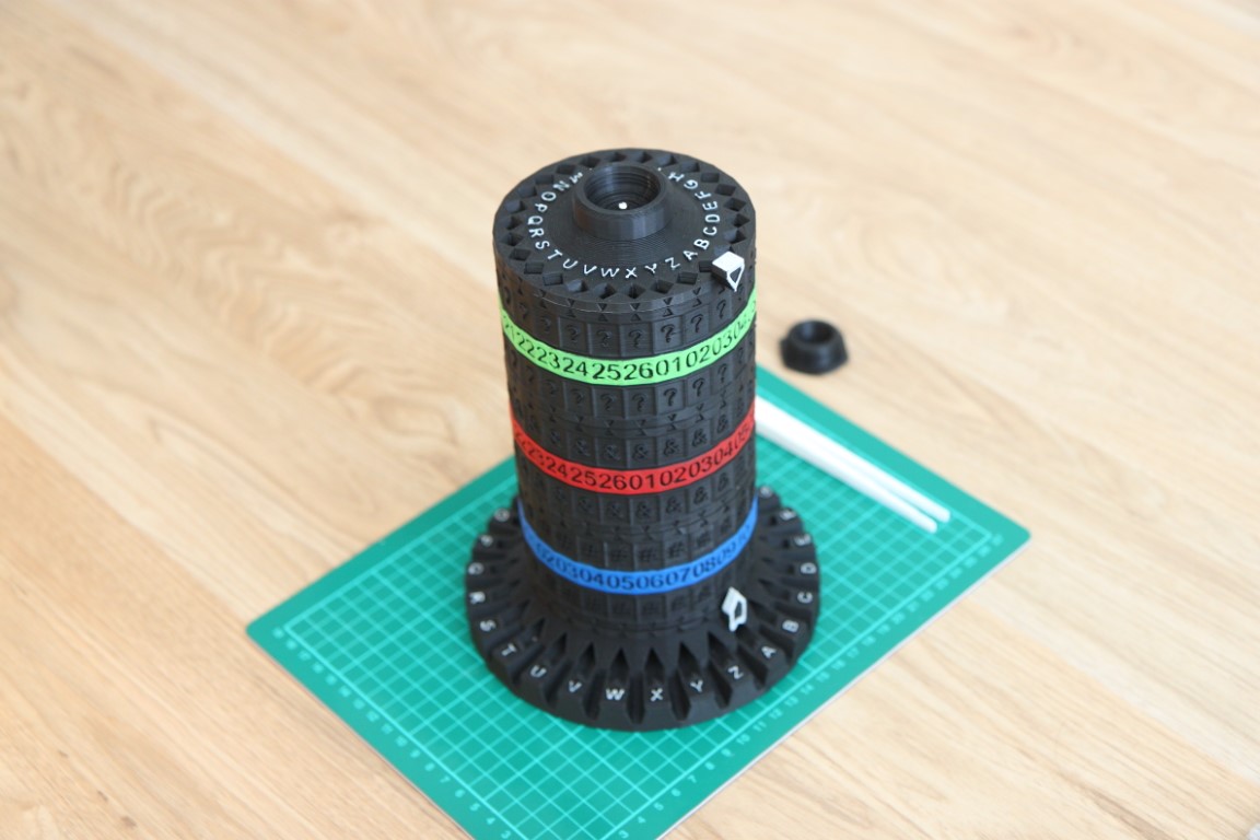Tower cipher by assemblerbot | Download free STL model | Printables.com