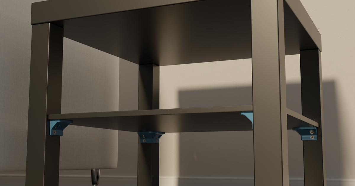 IKEA LACK Shelf bracket by Jallim Download free STL model