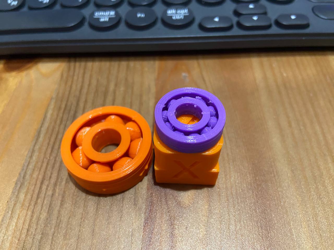 Parametric fully assembled ball bearing