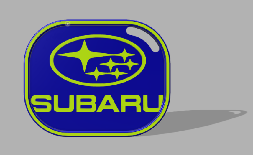 Subaru Logo Keychain